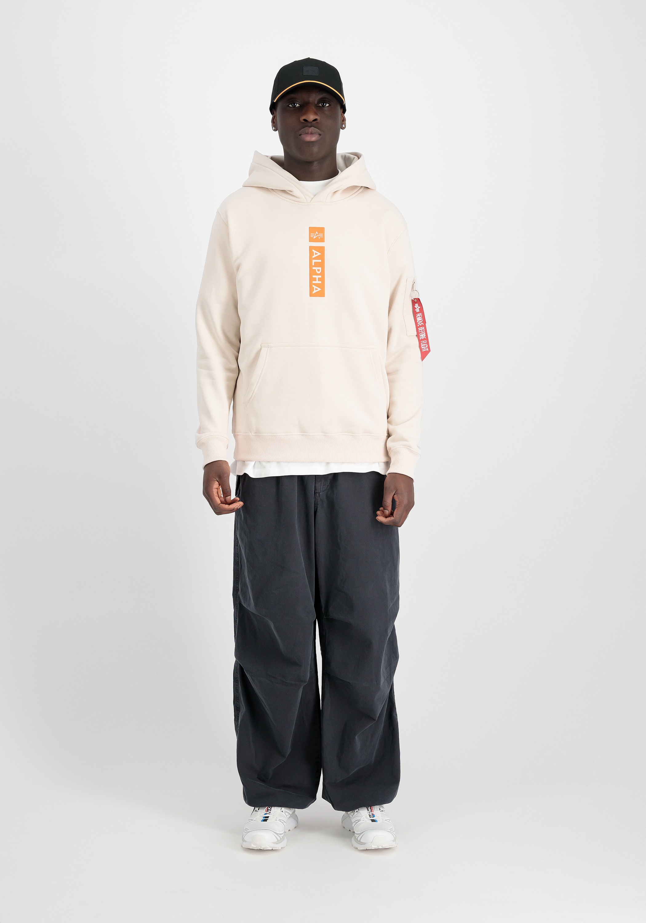 Alpha Industries Hoodie "Alpha Puff Print Hoodie" günstig online kaufen