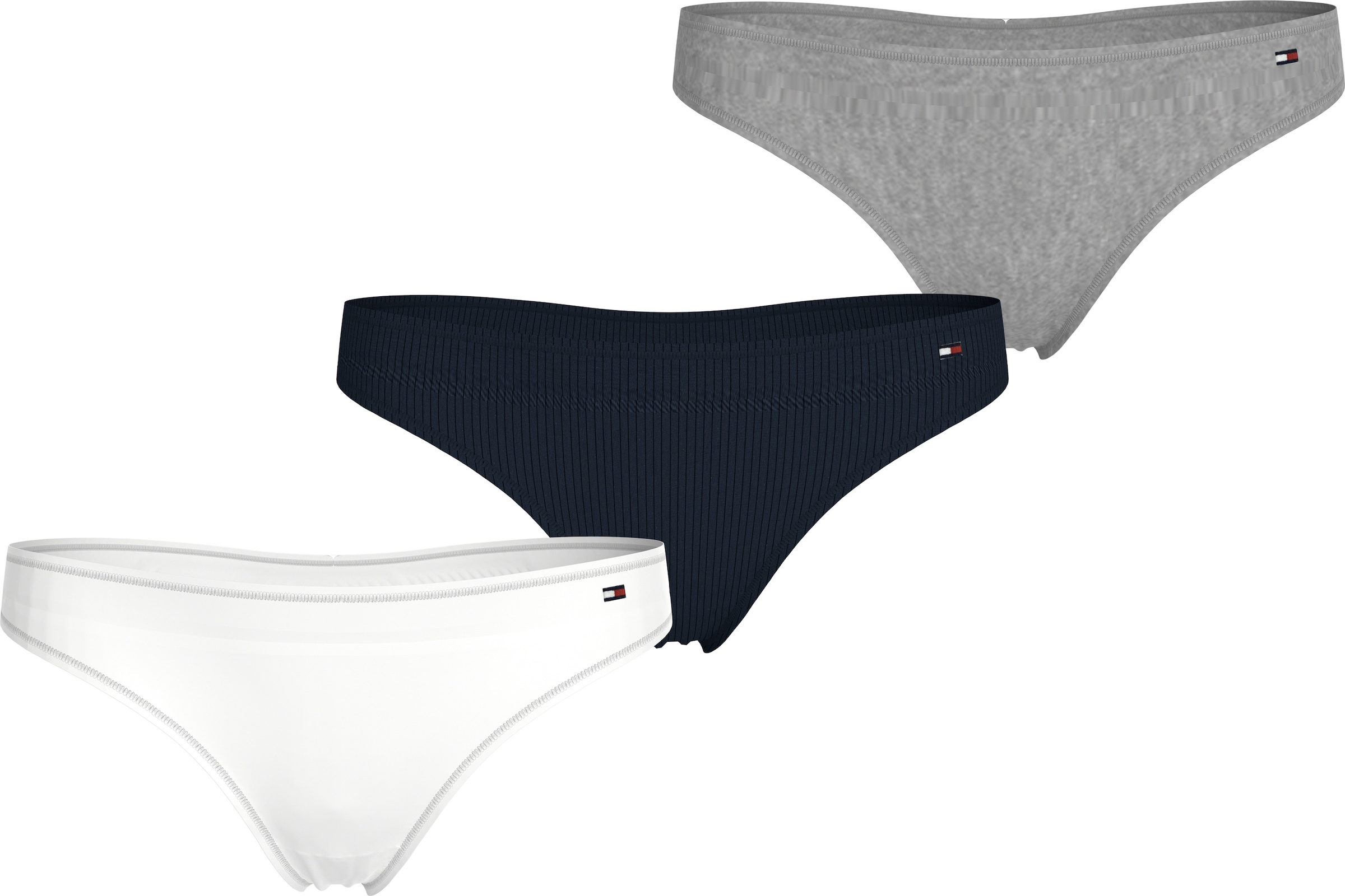 Tommy Hilfiger Underwear Tanga »3 PACK DIPPED THONG«, (Packung, 3 St., 3er), mit Logo