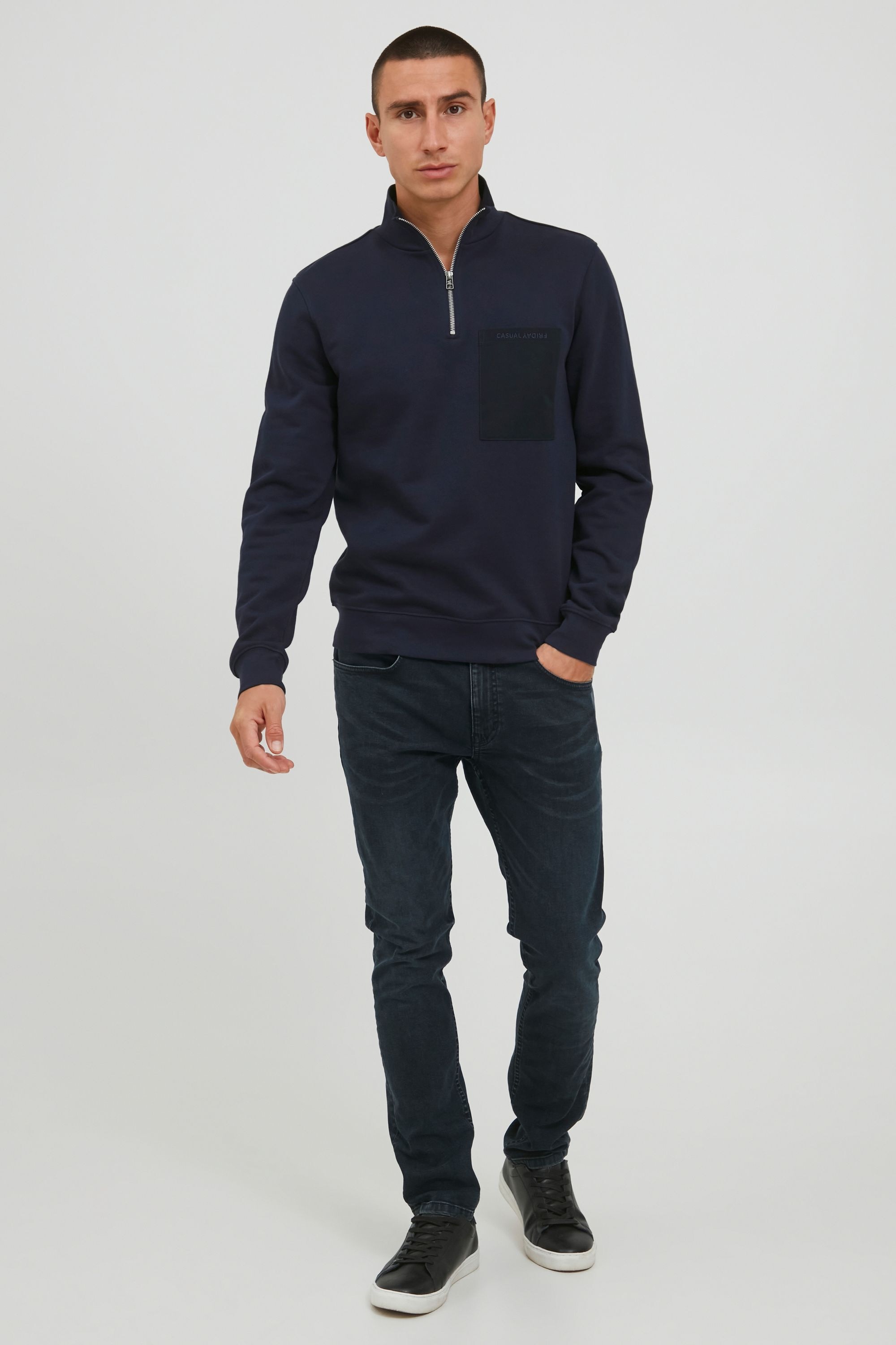 Casual Friday Longpullover "Sweatshirtpullover CFSebastian" günstig online kaufen