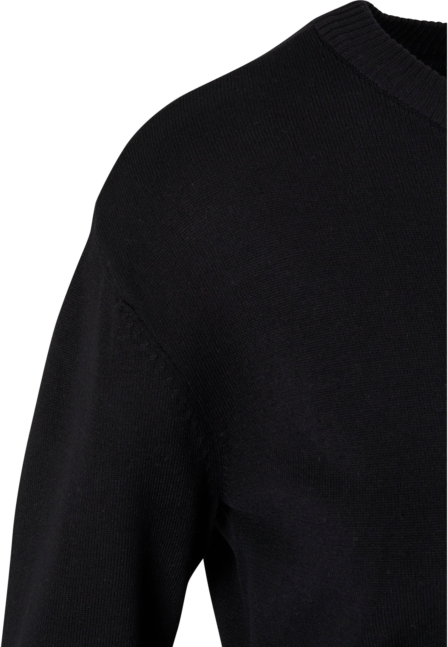 URBAN CLASSICS Rundhalspullover »Urban Classics Damen Ladies Knitted Roundneck Sweater«, (1 tlg.)