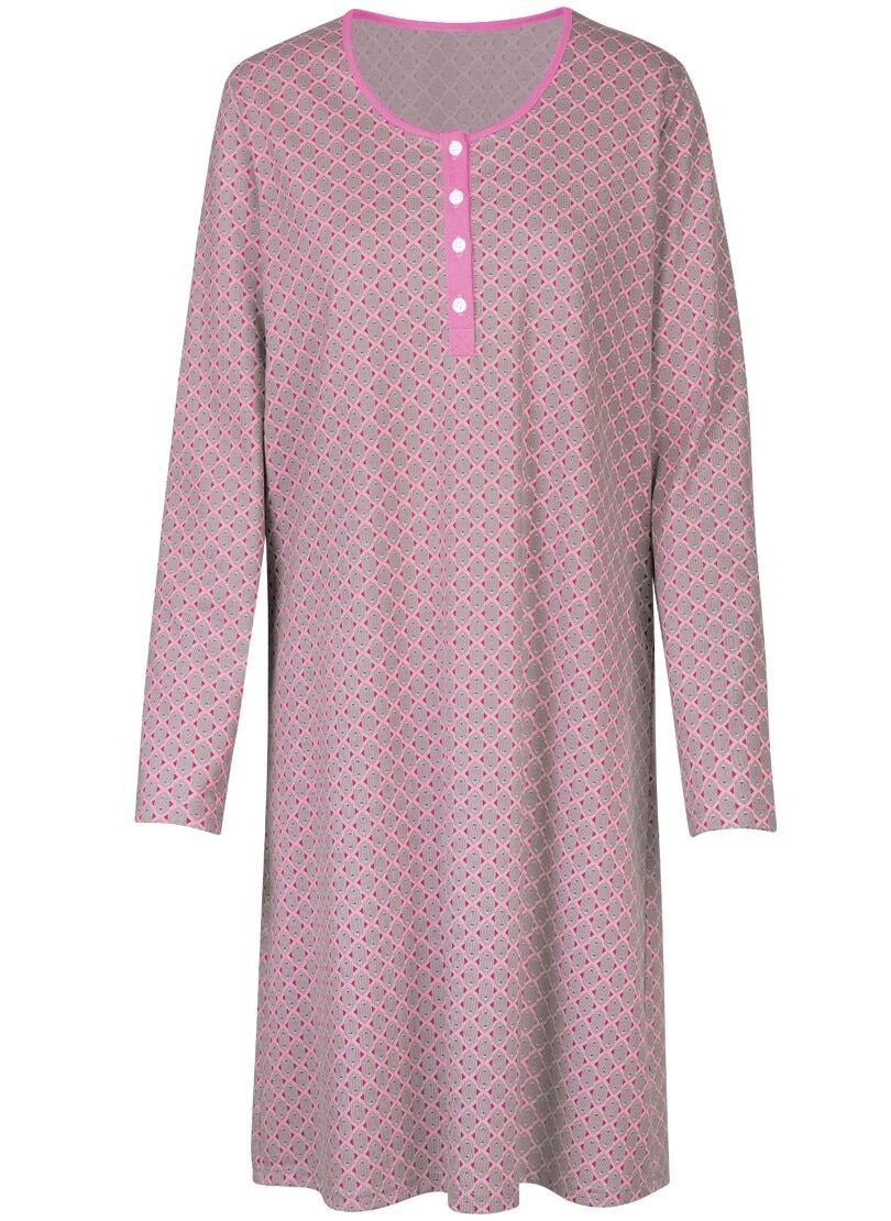 Trigema Nachthemd »TRIGEMA Nachthemd mit Knopfleiste« kaufen | BAUR