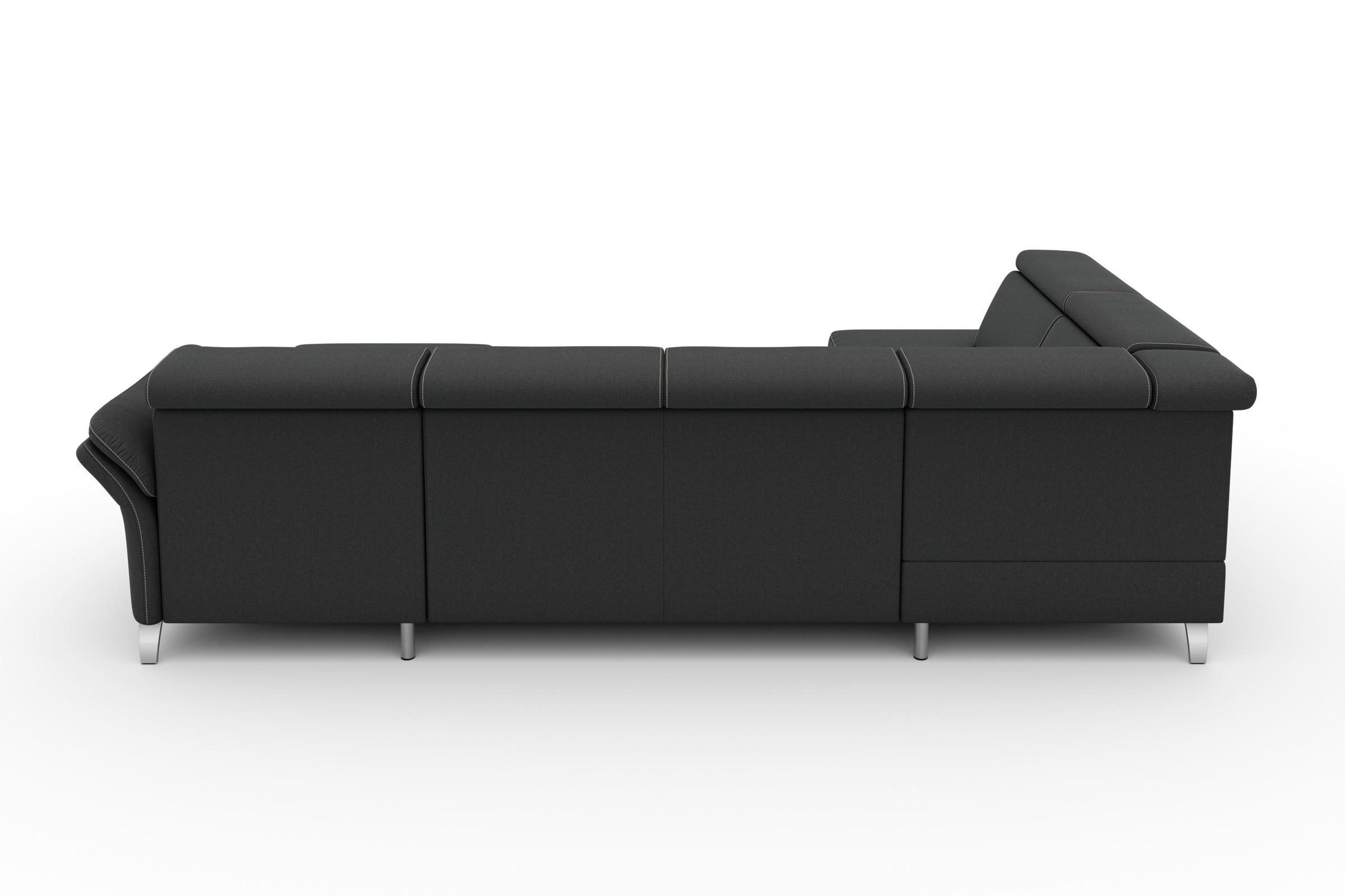 sit&more Wohnlandschaft »Vincenzo U-Form«, inklusive Kopfteilverstellung, wahlweise mit Bettfunktion, Bettkasten