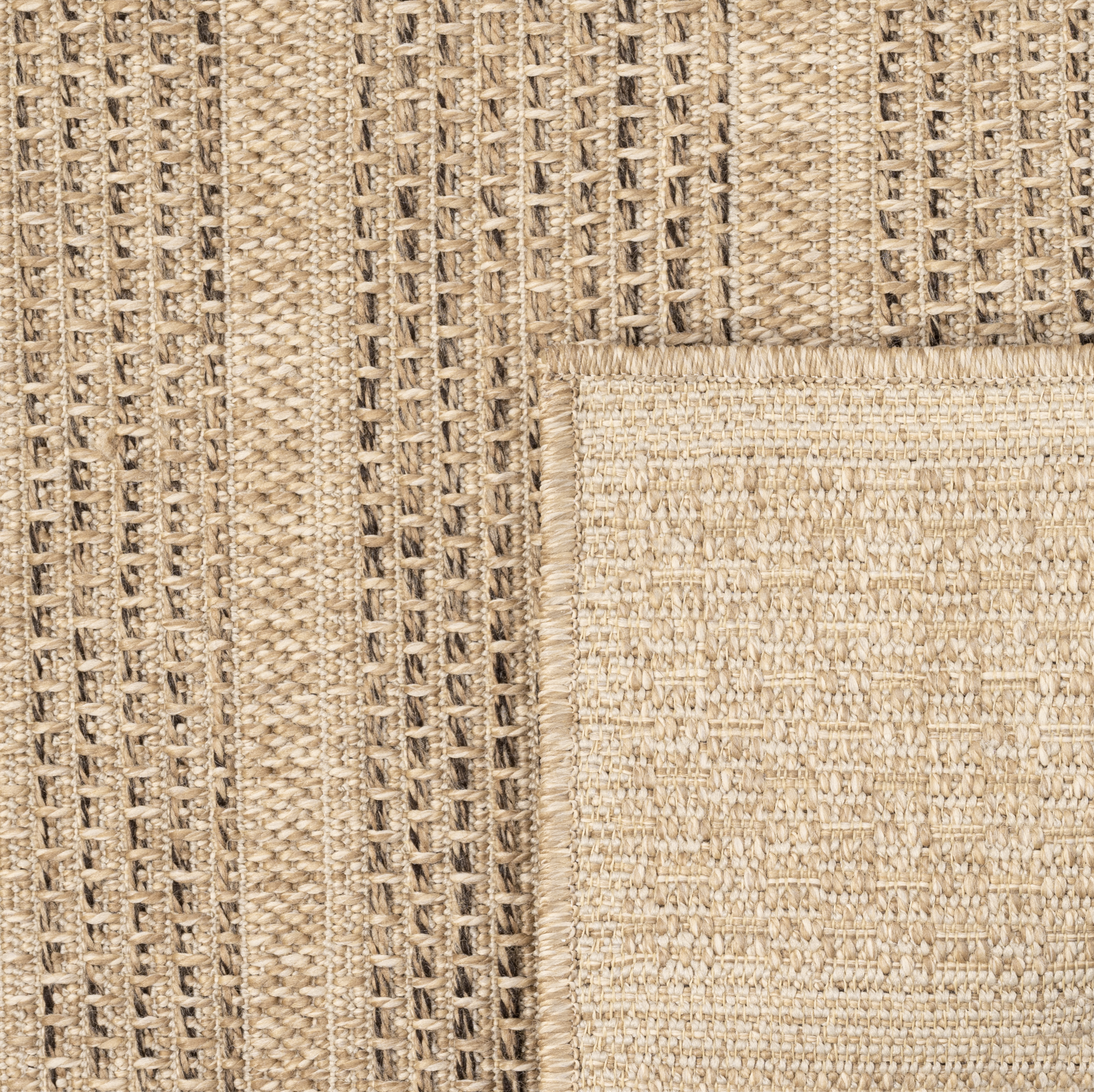 merinos Teppich »Kenzy 4«, rechteckig, 1 mm Höhe, robuster In- und Outdoor Teppich im natürlichen Jute-Look, wetterfest