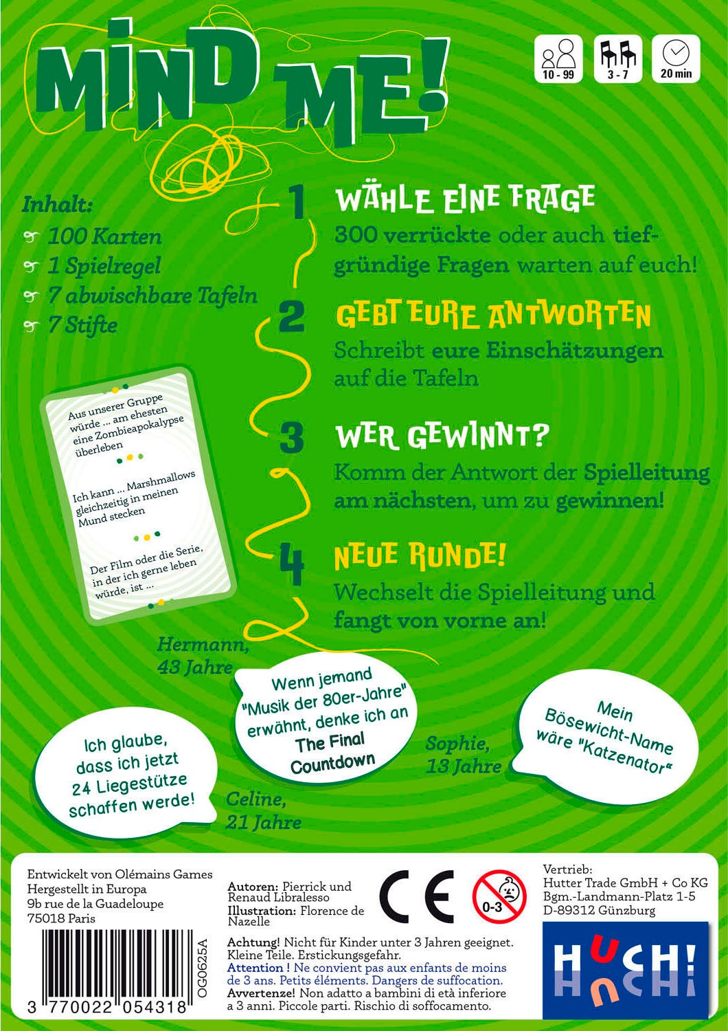 HUCH! Spiel »Mind me« Made in Europe