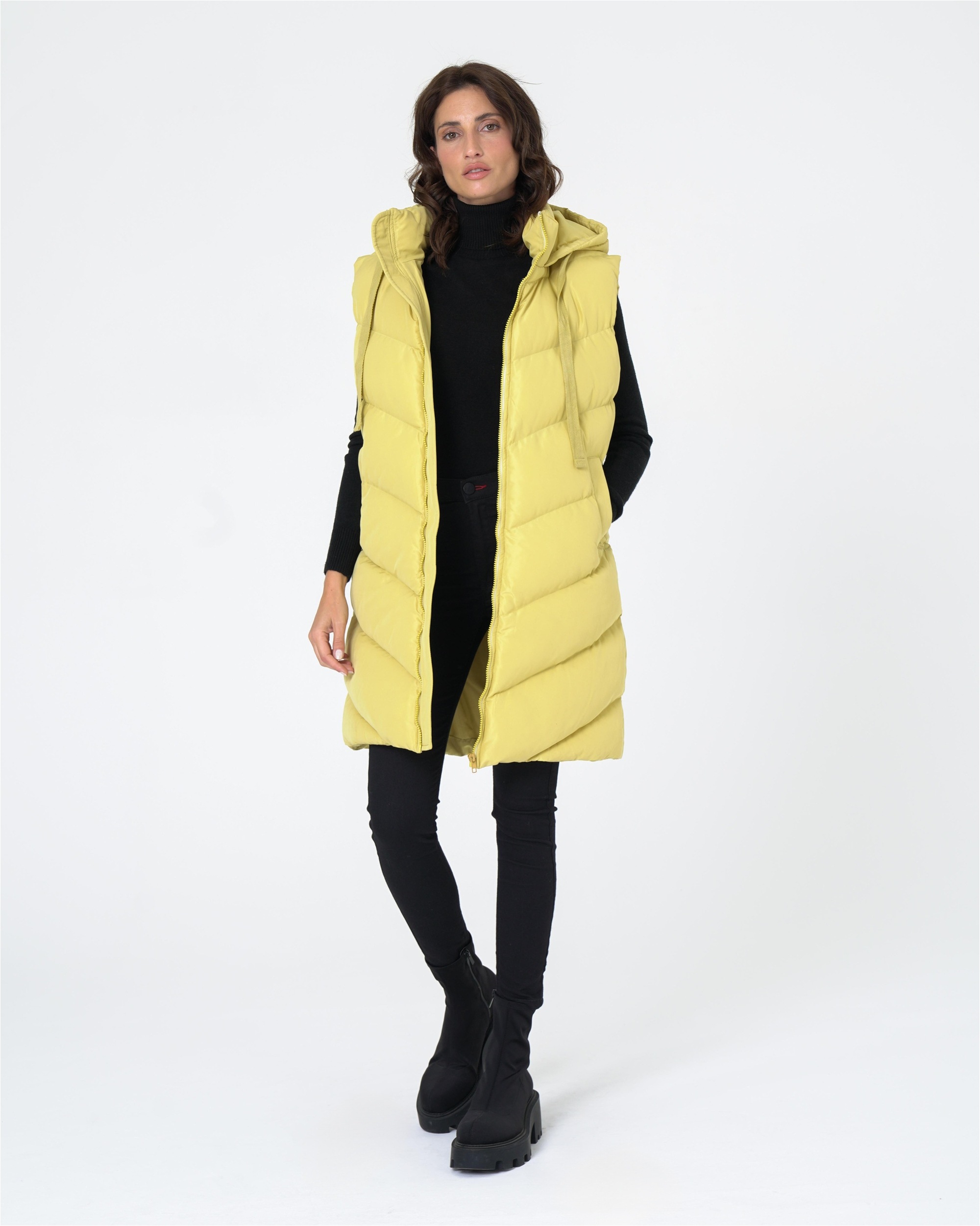 Thumbnail - freshlions Steppweste "Elisa" 1 Stk. mit langem Schnitt