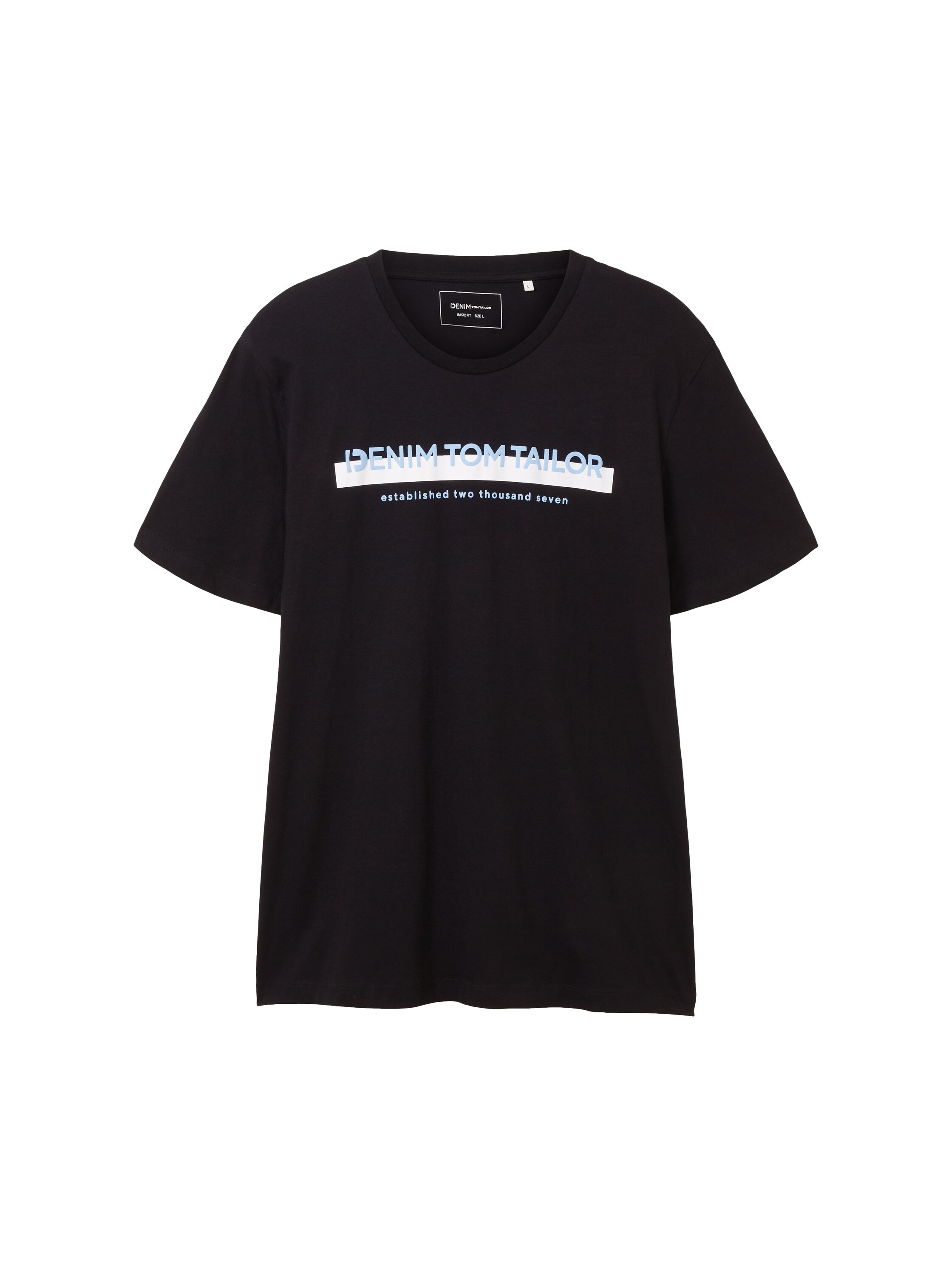 TOM TAILOR Denim T-Shirt, mit Logofrontprint