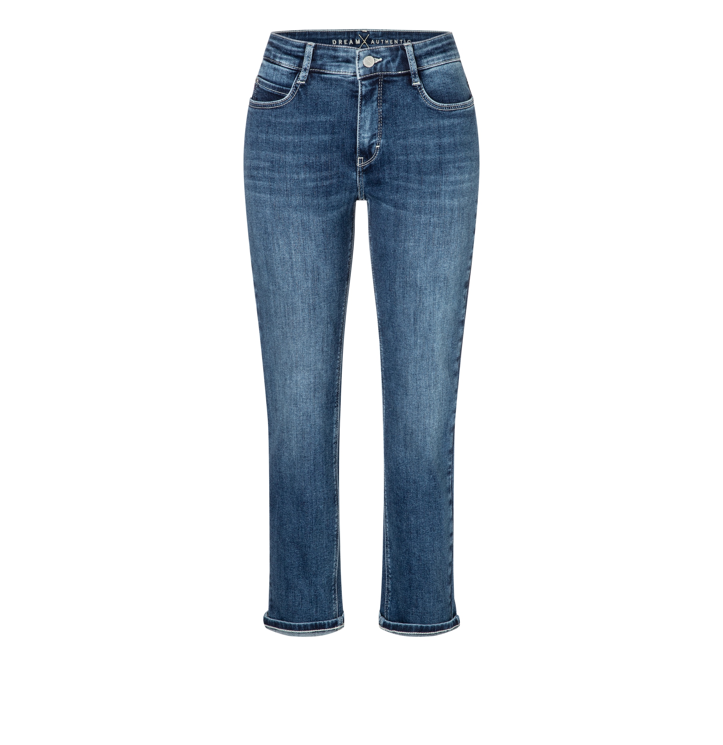 MAC 7/8-Jeans »DREAM cropped auth.« Innovativer Hyperstretch Denim mit figurformendem Shaping-Effekt