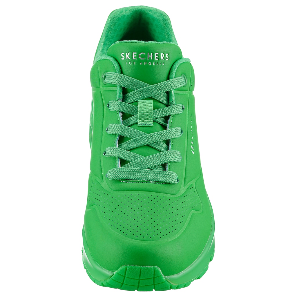 Skechers Sneaker »Street Uno - Stand on Air«, im schlichten Look, Freizeitschuh, Halbschuh, Schnürschuh