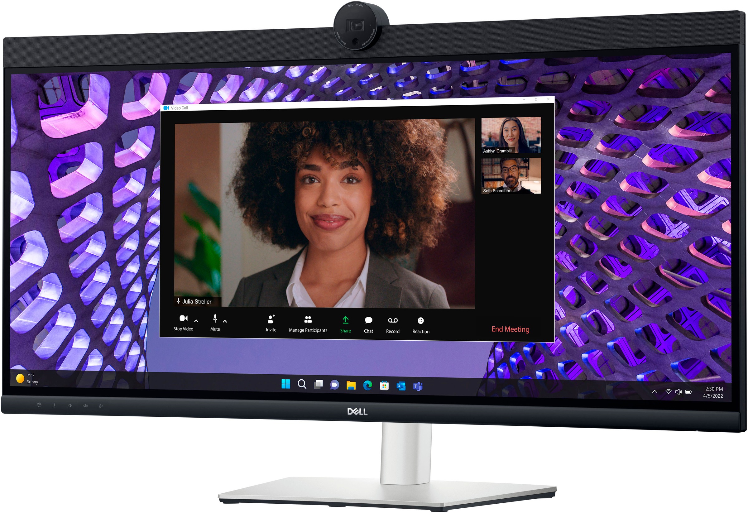 Dell Curved-LED-Monitor »P3424WEB«, 87 cm/34 Zoll, 3440 x 1440 px, WQHD, 8 ms Reaktionszeit, 60 Hz