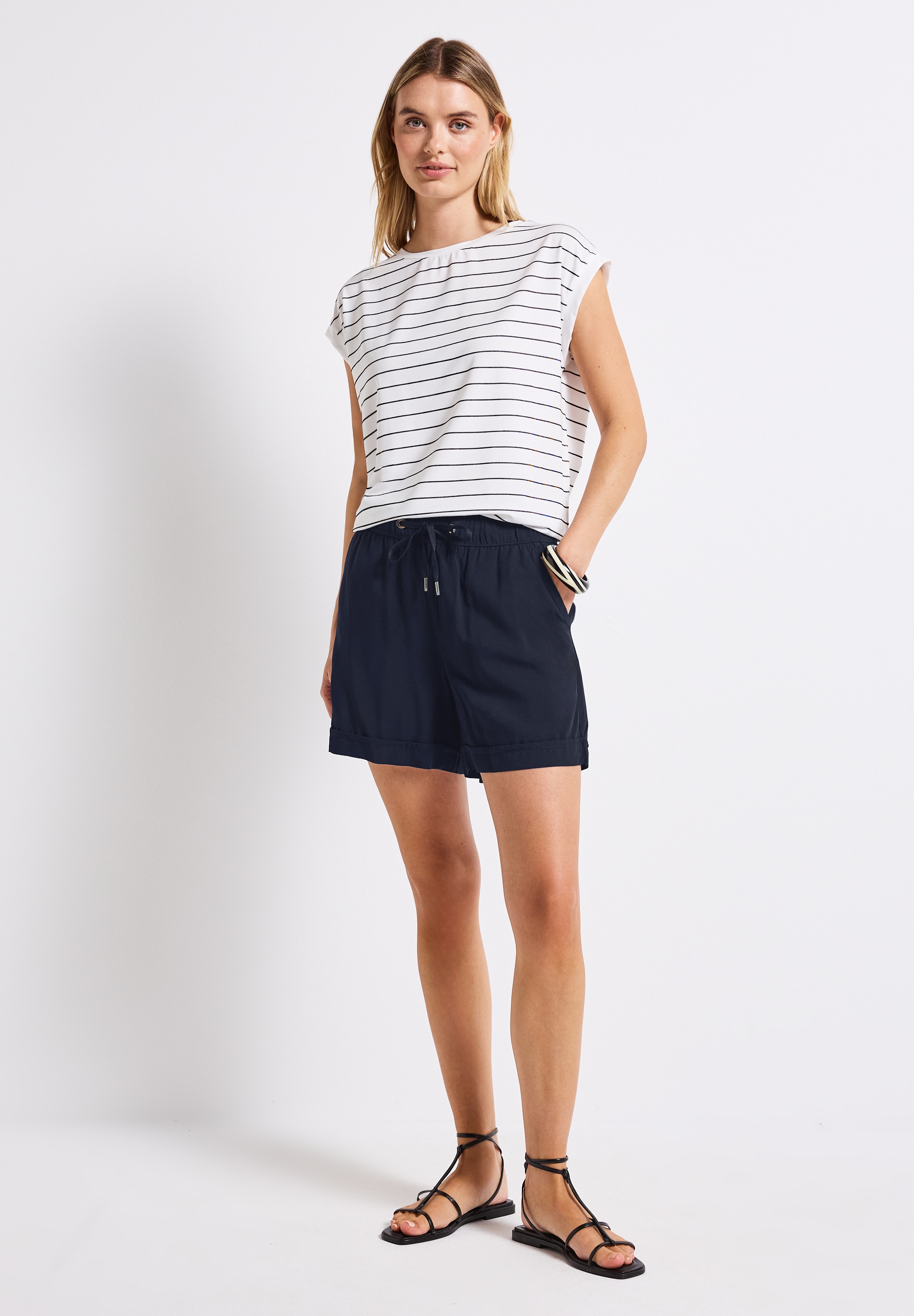 STREET ONE Shorts, High Waist