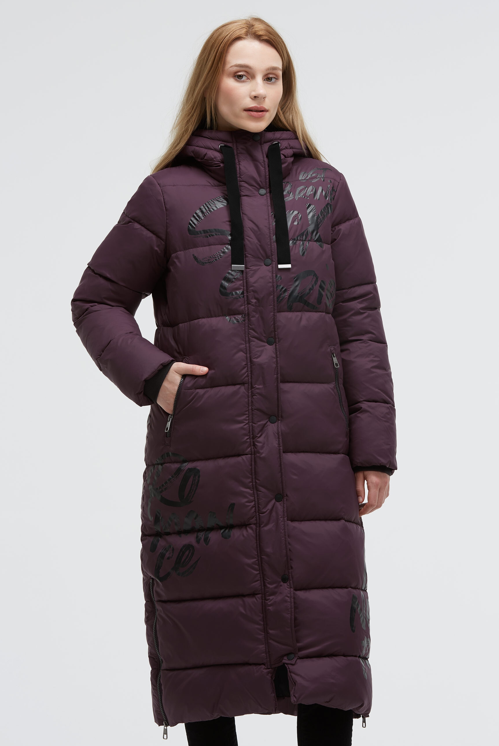 SOCCX Langmantel mit seitlichen Reißverschlüssen am Saum günstig online kaufen