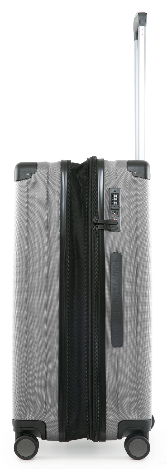 Hauptstadtkoffer Hartschalen-Trolley »Q-Damm, verschiedene Farben und Größen«, 4 Rollen, Hartschalenkoffer Reisekoffer Trolley mit TSA-Schloss