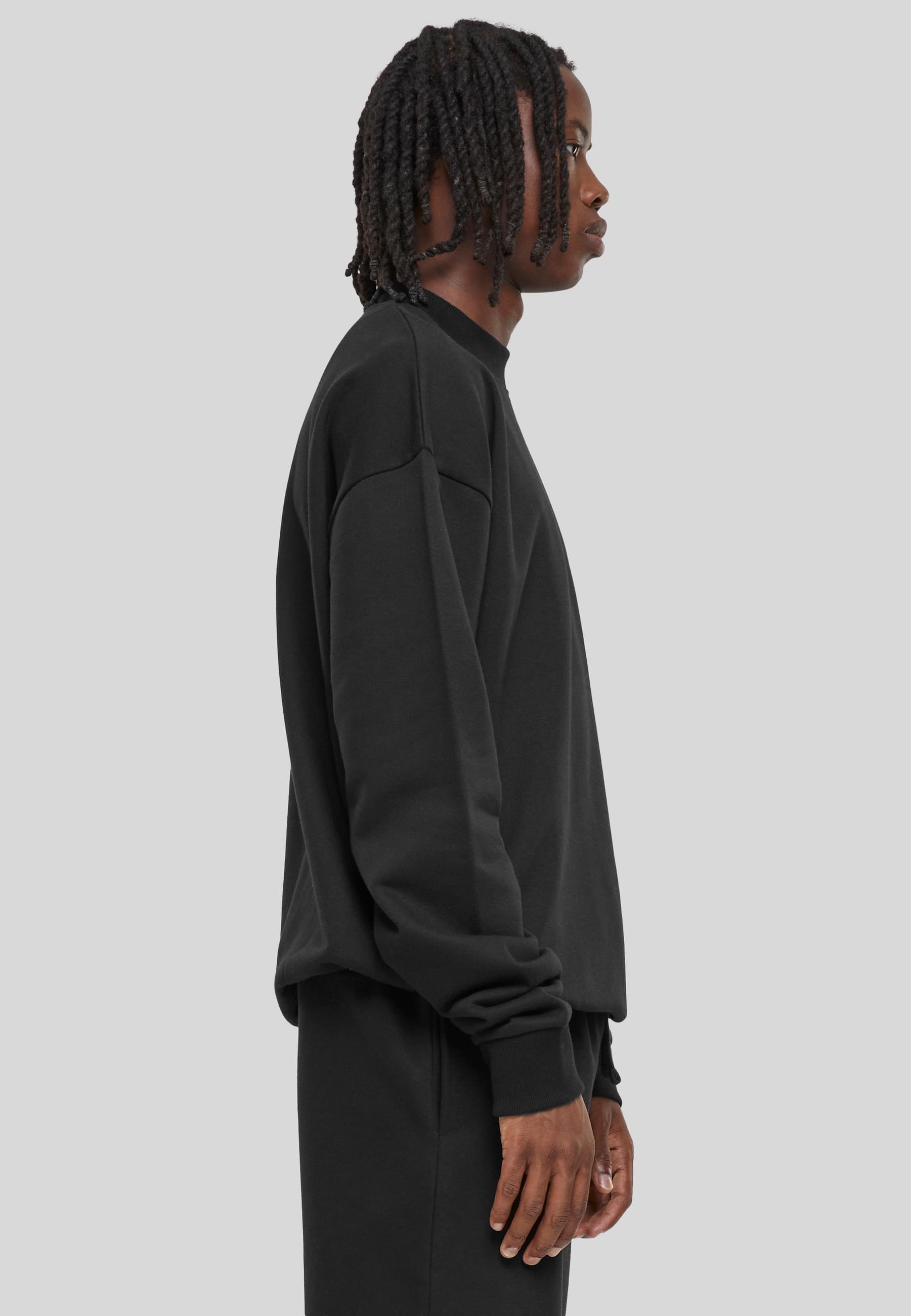 URBAN CLASSICS Rundhalspullover »Urban Classics Light Terry Crew«, (1 tlg.)