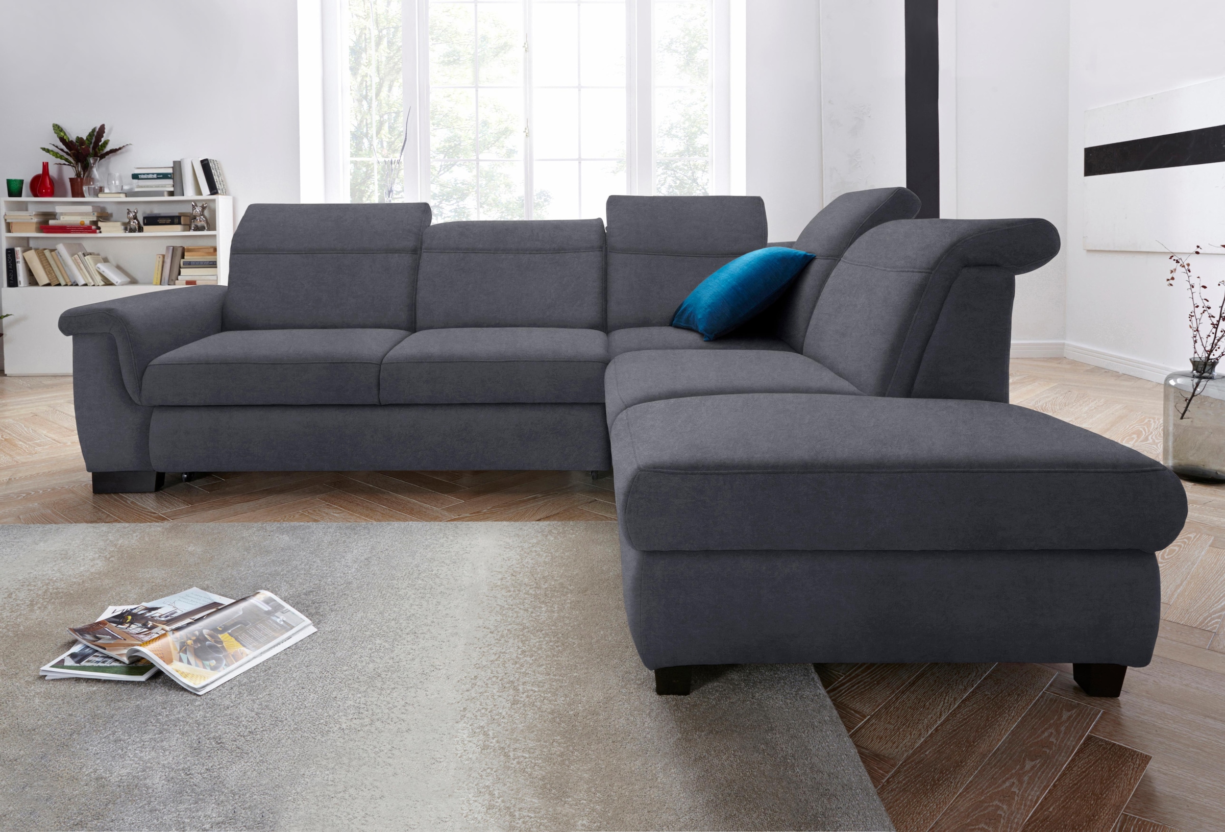 DOMO collection Ecksofa "Sully komfortables Sofa, L-Form", wahlweise mit Be günstig online kaufen