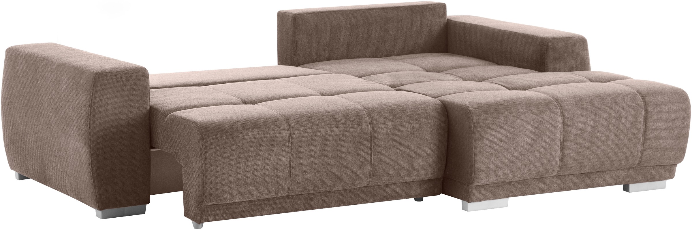 INOSIGN Ecksofa »Bolero L-Form«, wahlweise mit Bettfunktion & Bettkasten
