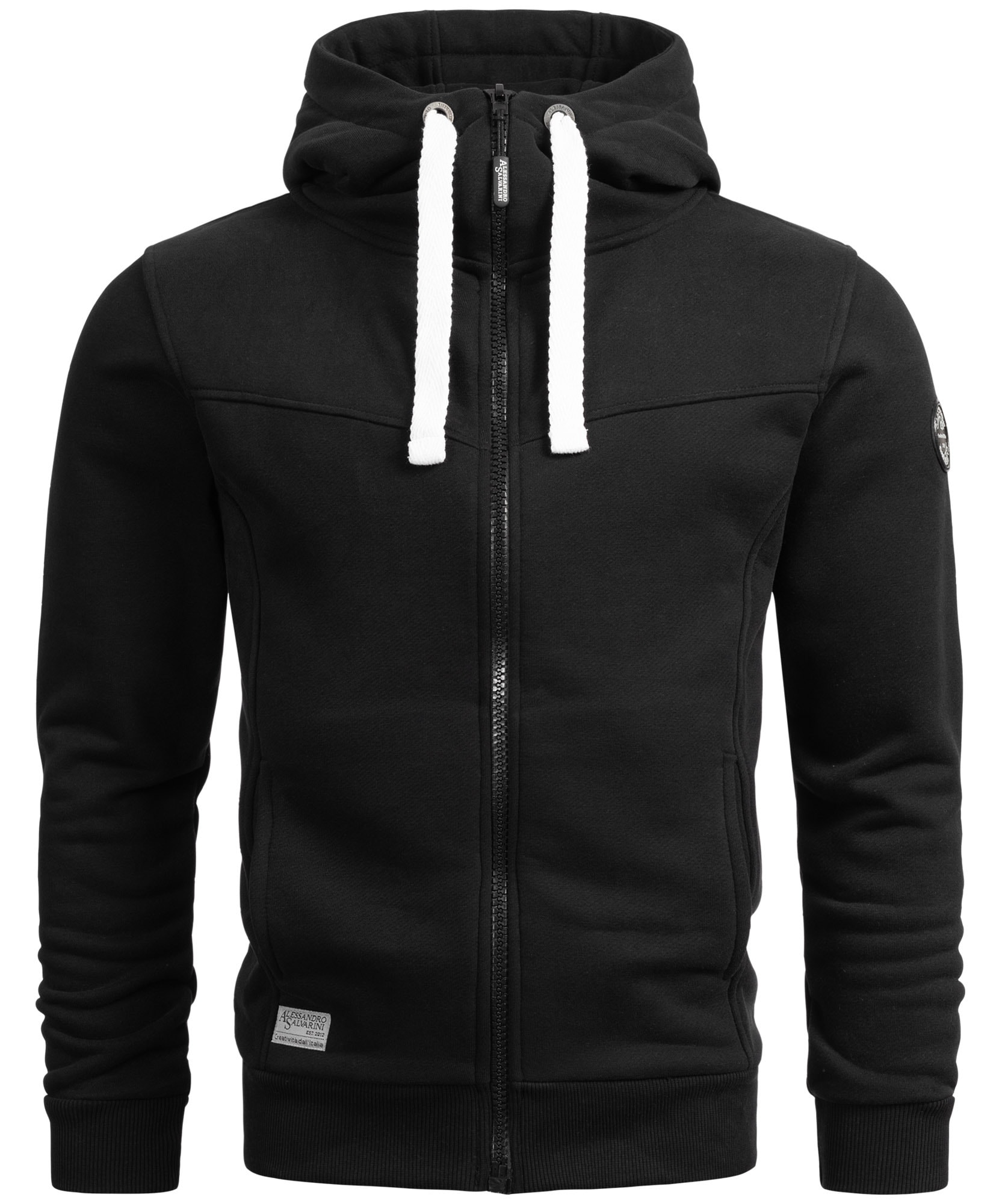 Alessandro Salvarini Kapuzensweatjacke »ASMeroiia«, mit großer Kapuze