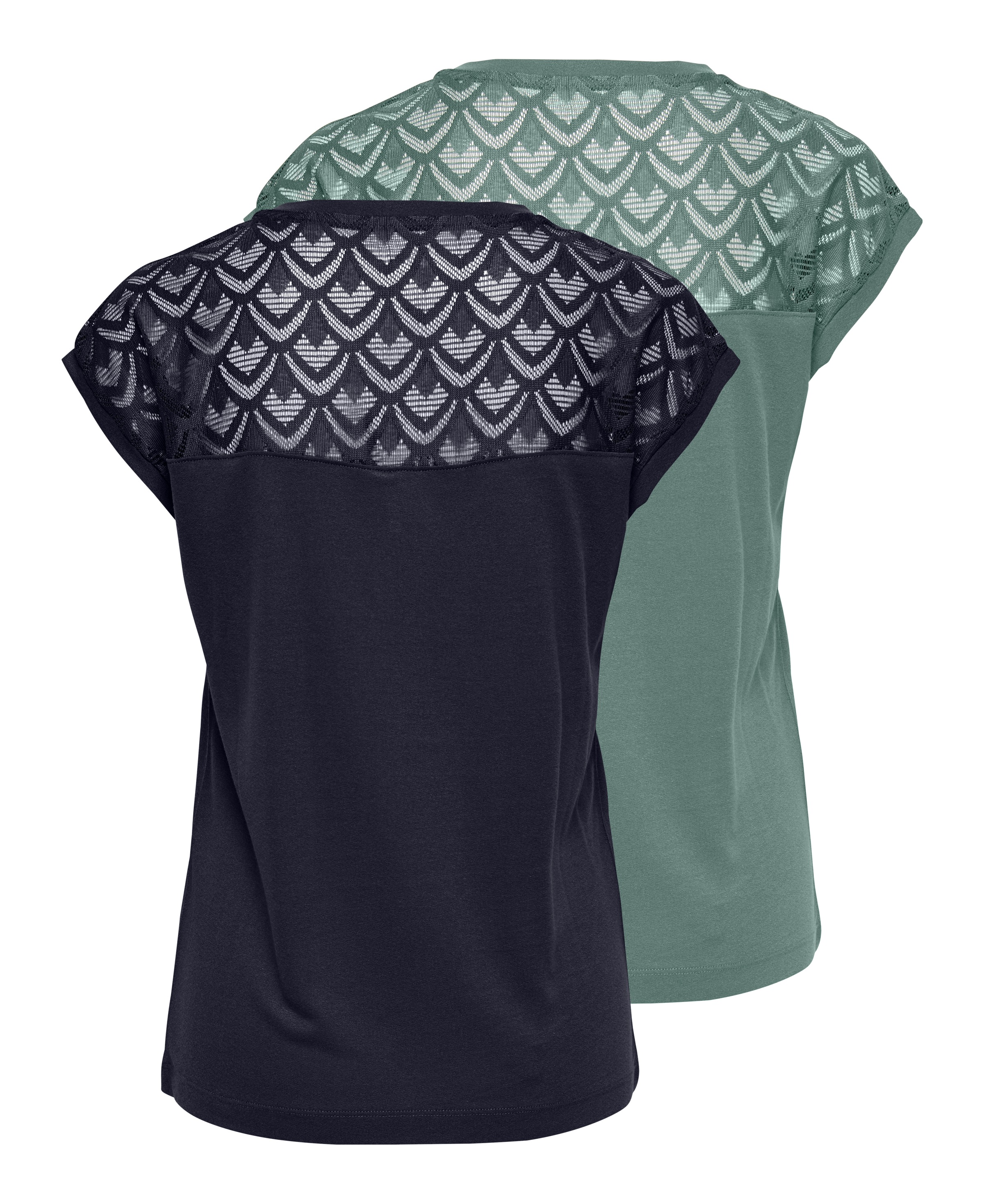 ONLY Kurzarmshirt "ONLNICOLE LIFE S/S MIX TOP 2 PACK CS JRS", (Packung, 2 t günstig online kaufen