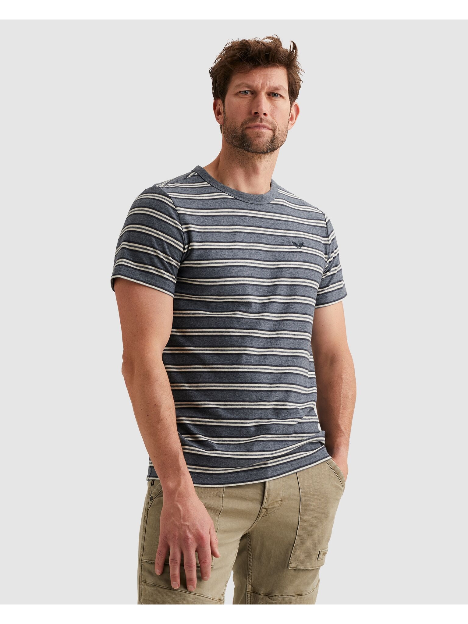 PME LEGEND T-Shirt in melierter Optik