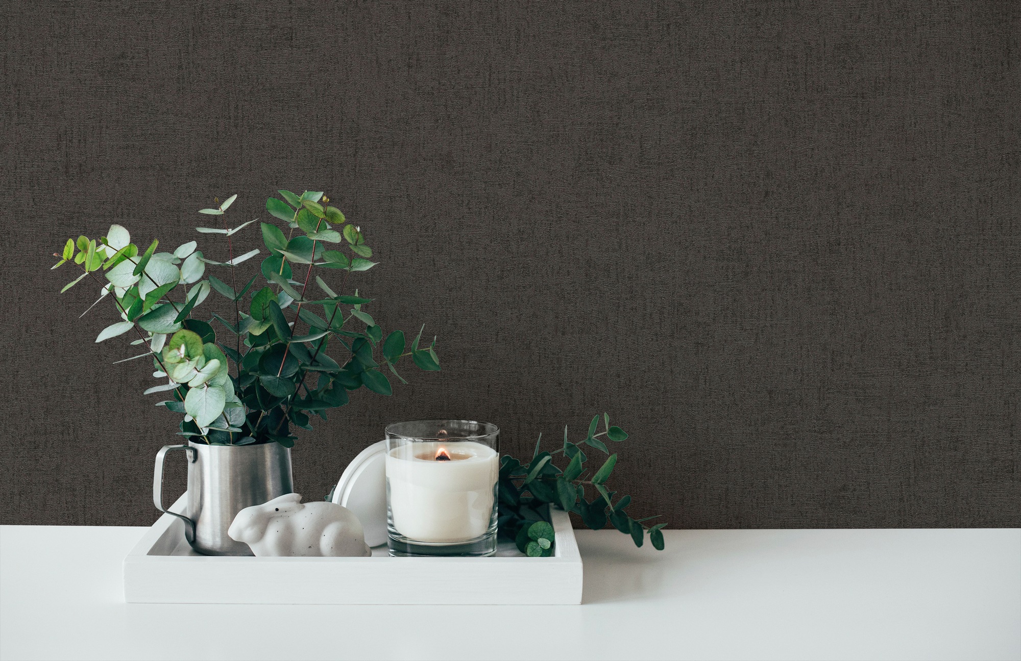 living walls Vliestapete »Titanium«, einfarbig-unifarben-uni, Uni Tapete einfarbig Tapeten Wohnzimmer Schlafzimmer Küche Flur Design