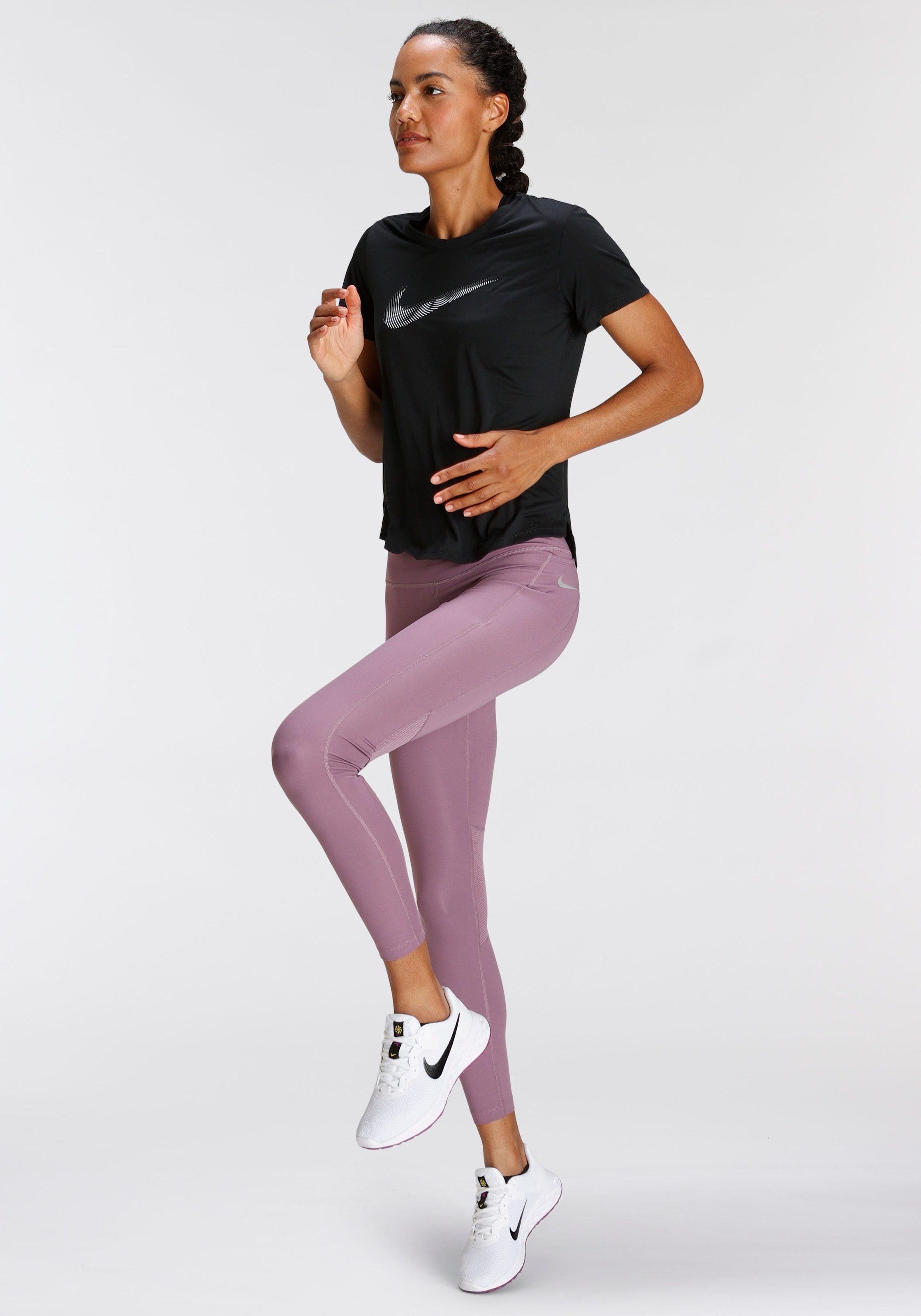 Nike Lauftights »EPIC FAST WOMEN'S MID-RISE POCKET RUNNING LEGGINGS«