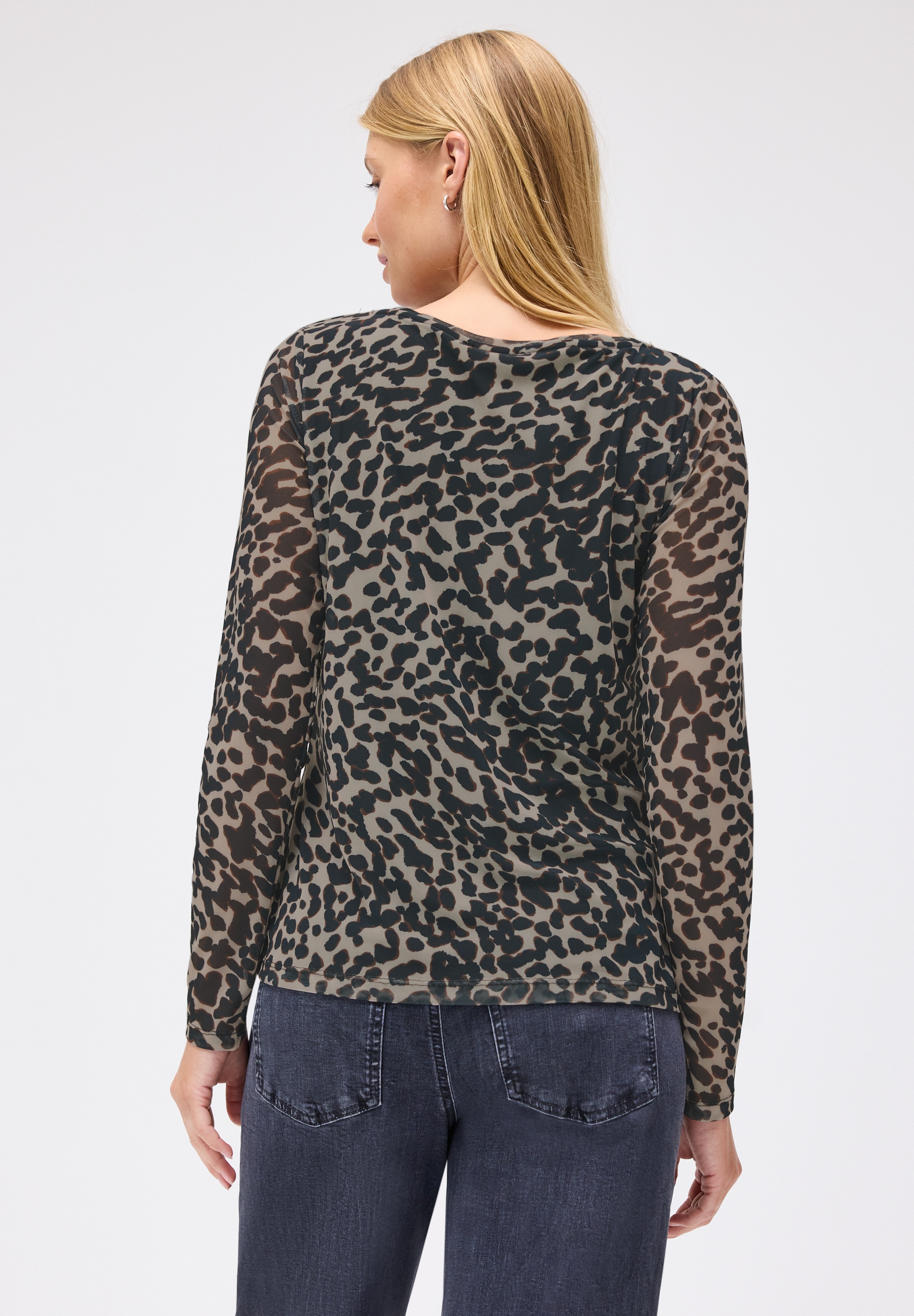 STREET ONE STUDIO Langarmshirt mit allover Print