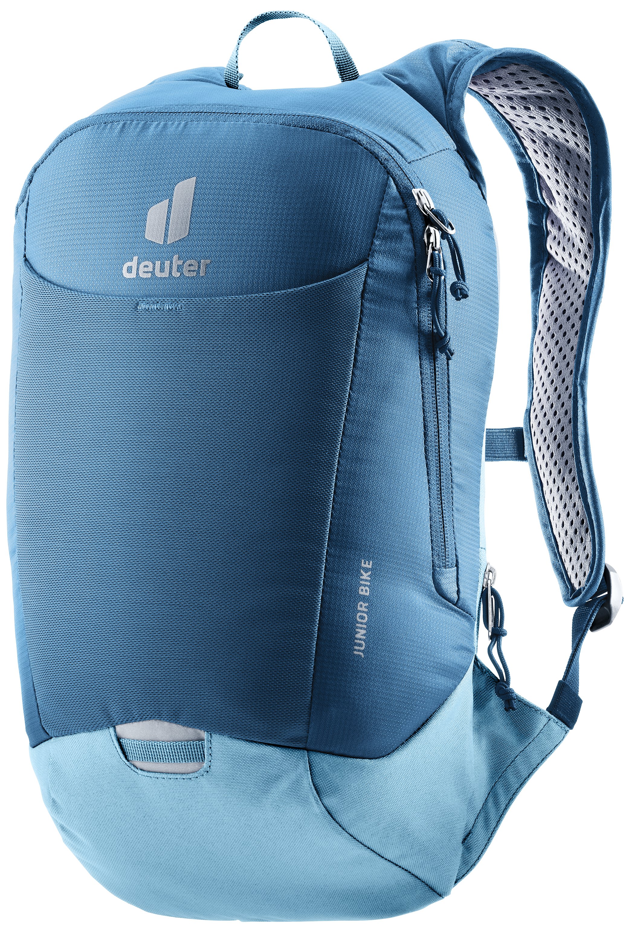 DEUTER Kinderrucksack "JUNIOR BIKE 8 L", B/H/T: 22cm x 38cm x 14cm, blau, Rucksäcke, für Radsport und aktive Freizeit, sportlicher Stil, aus Polyester