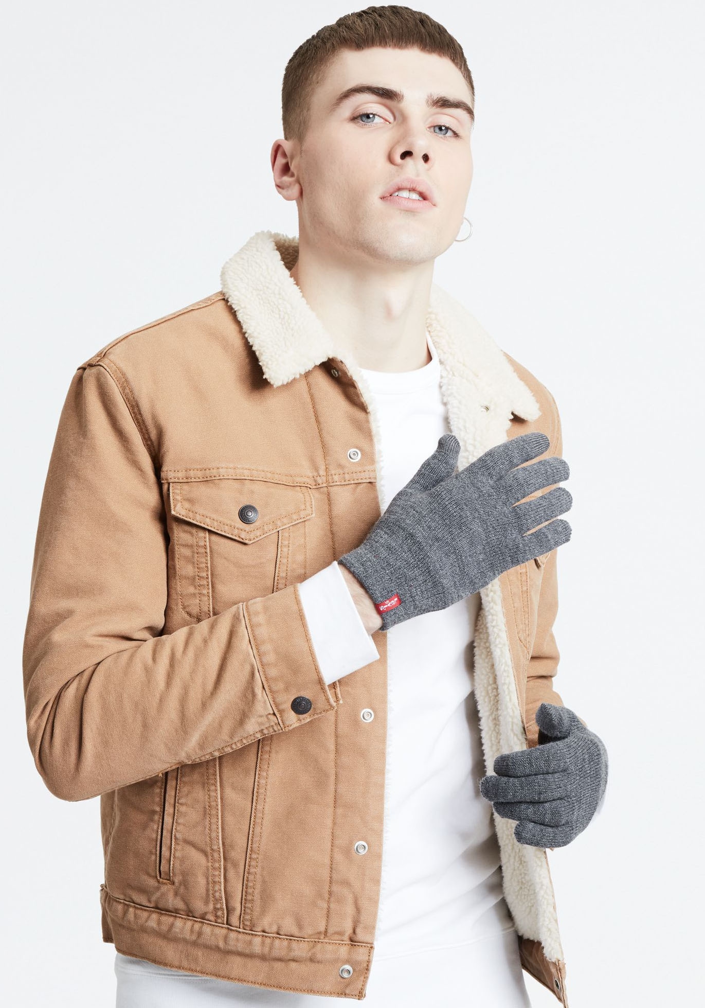 Levis Strickhandschuhe "TOUCHSCREEN", mit Touchfunktion, einfache Bedienung günstig online kaufen