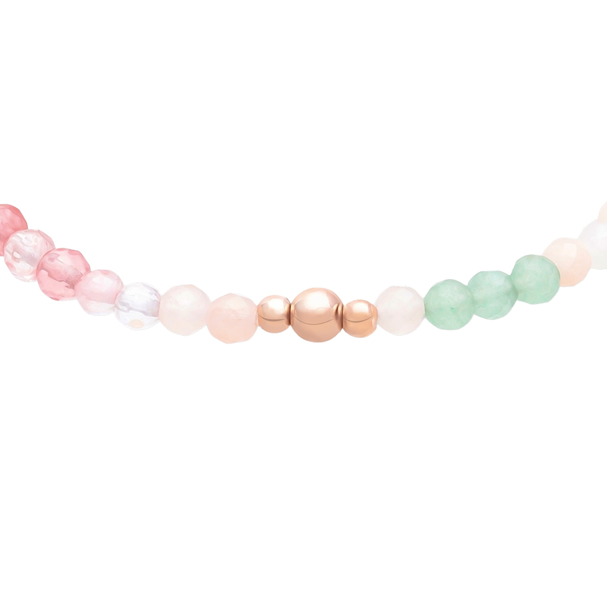 s.Oliver Armband »Colorful Beads« mit Quarz, Aquamarin, Lapislazuli-Imitat, Amethyst, Agate, Aventurin