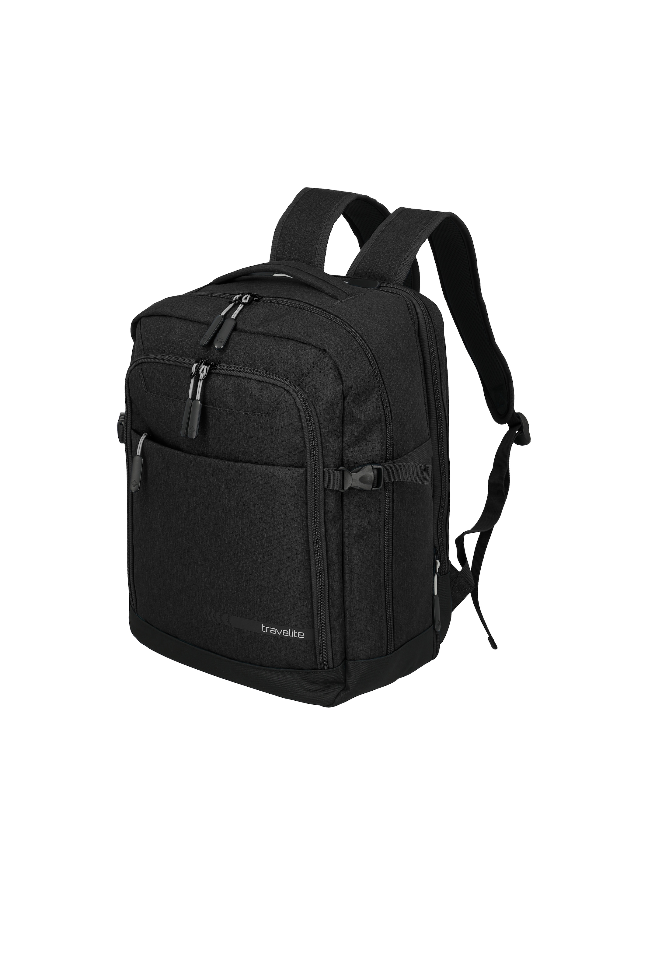 travelite »KICK OFF Cabin Rucksack« Unisex Rucksack, Handgepäckgröße, Laptopfach und große Öffnung