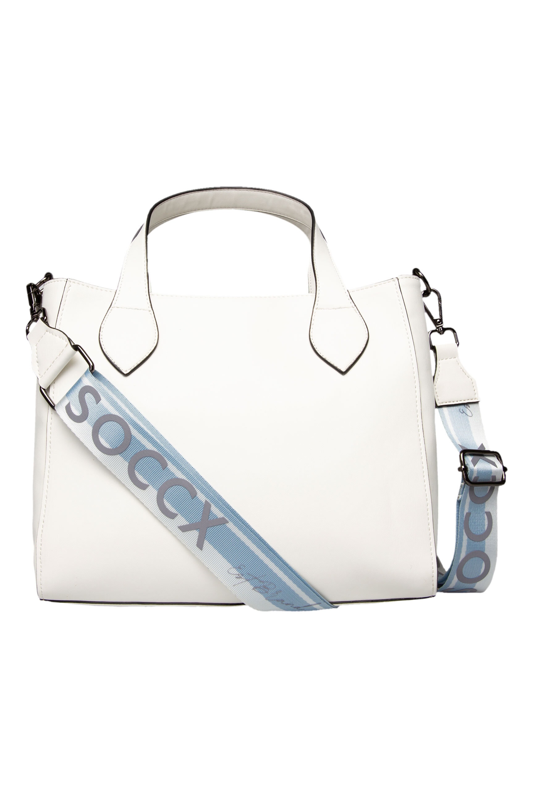 SOCCX Henkeltasche, mit vielen Innenfächern