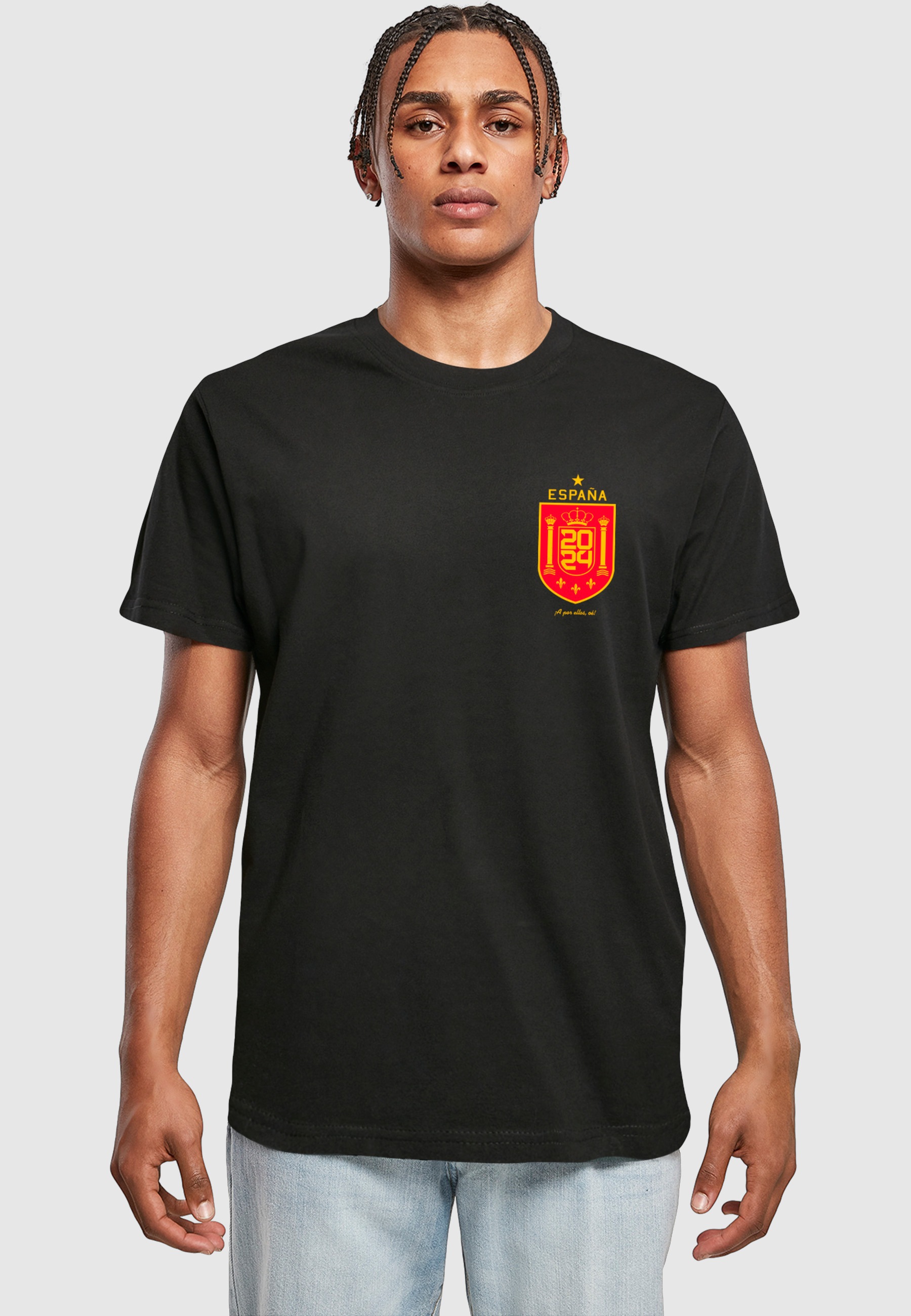 MisterTee T-Shirt »MisterTee Spanish Chest Crest Tee« 1 Stk.