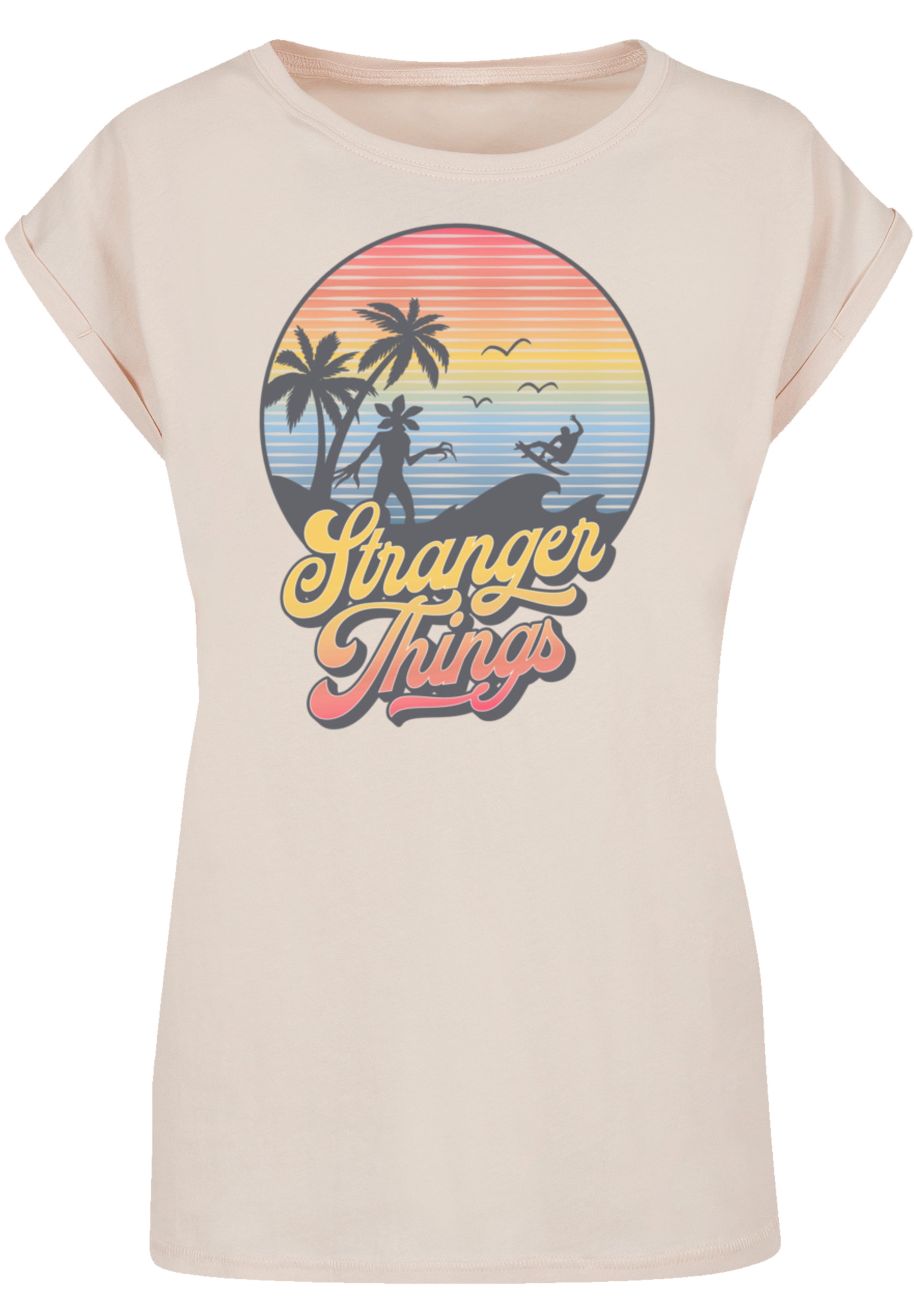 F4NT4STIC T-Shirt »Stranger Things LA Gradient«, Premium Qualität