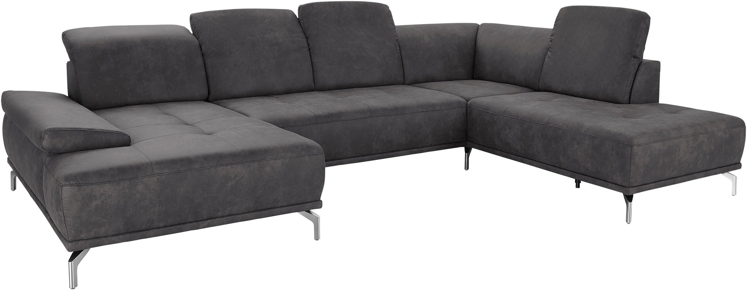 Home affaire Wohnlandschaft "Caluna" Inkl.Sitztiefenverstellung, wahlweise günstig online kaufen