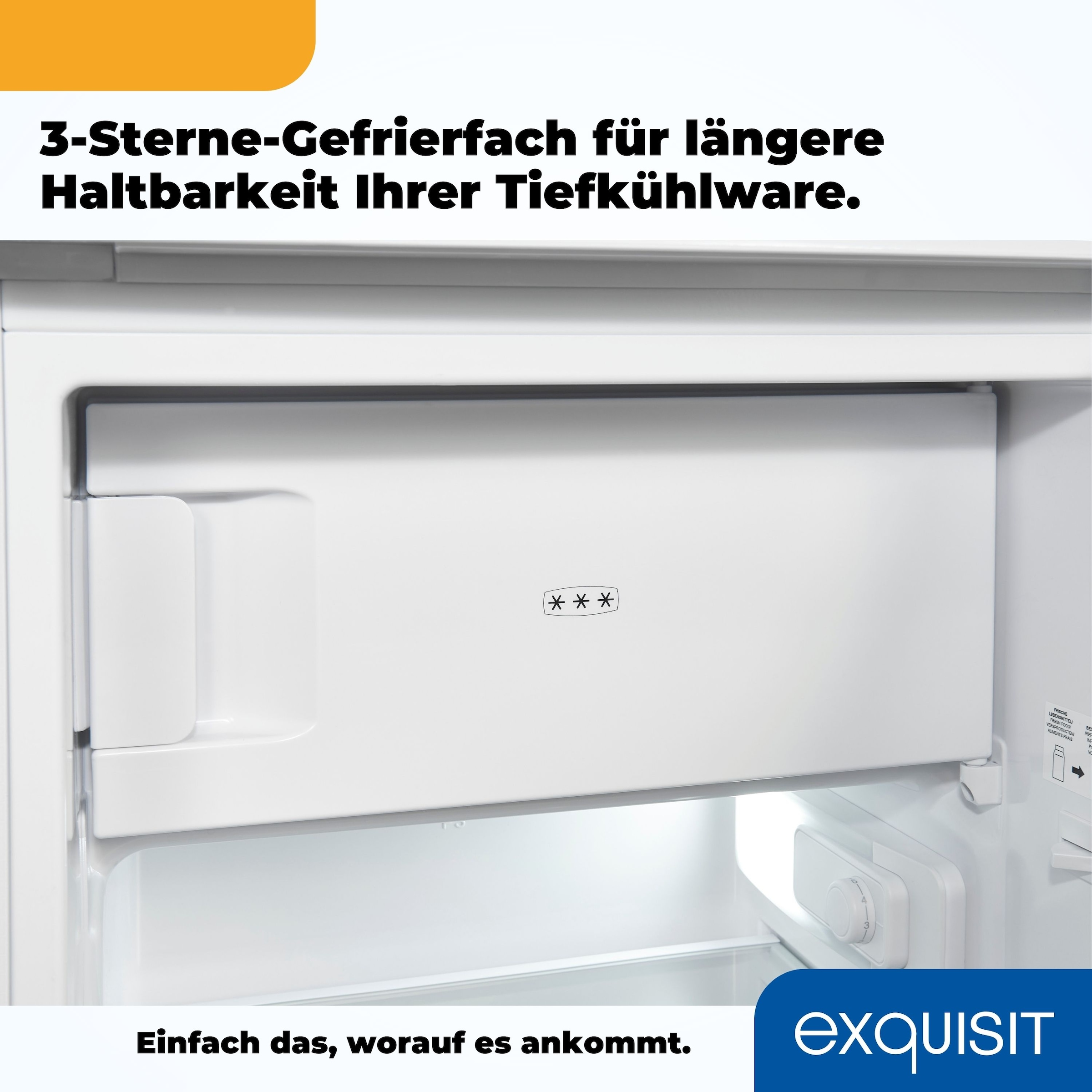 exquisit Kühlschrank »KS117-3-040E weiss«