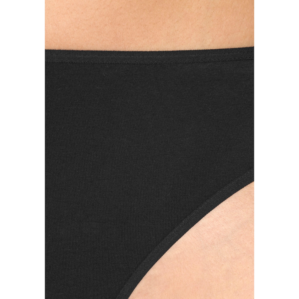 petite fleur Bikinislip, (Packung, 10 St.), aus elastischer Baumwolle