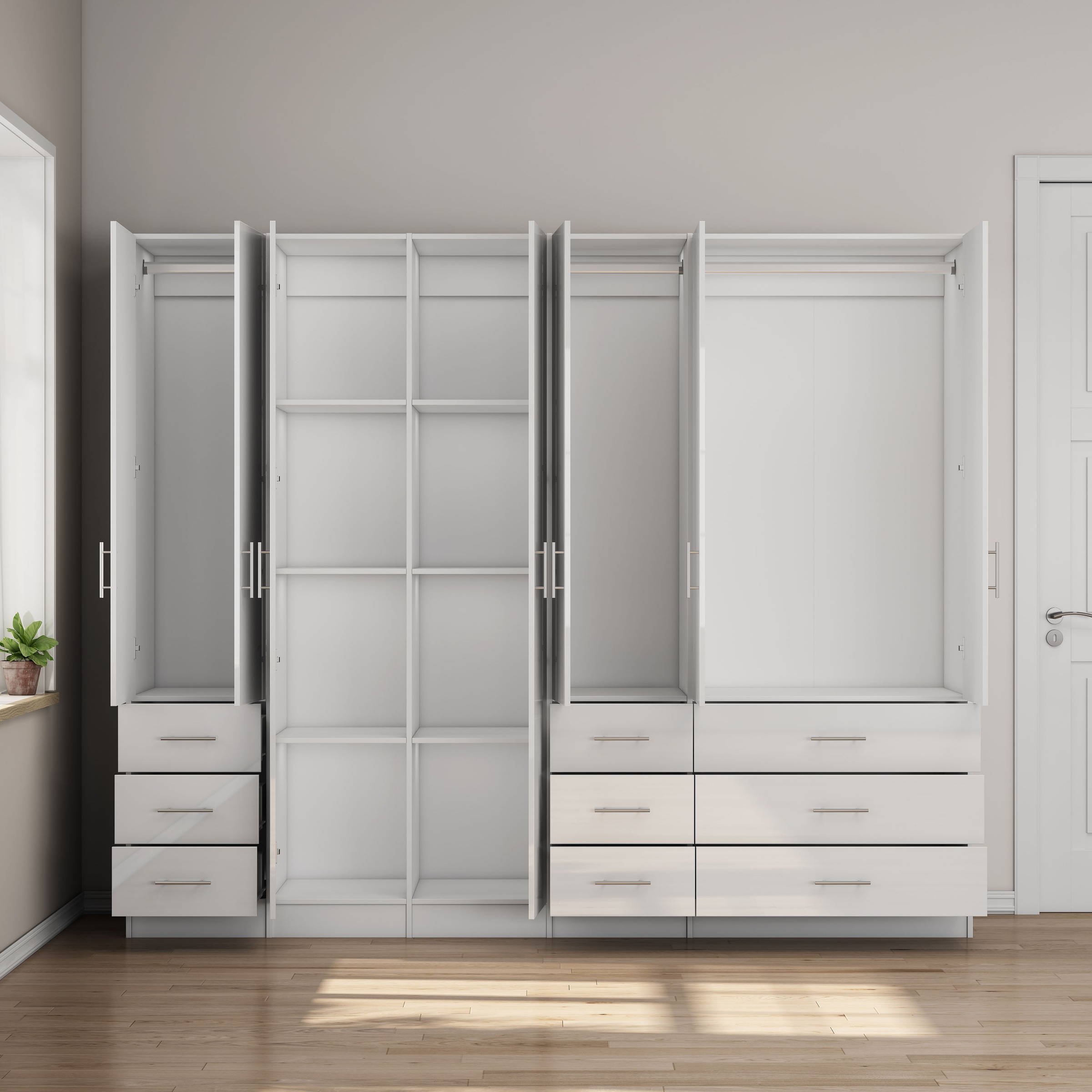 OTTO home Kleiderschrank »Trento Schlafzimmerschrank Garderobe Hochglanz Bestseller«