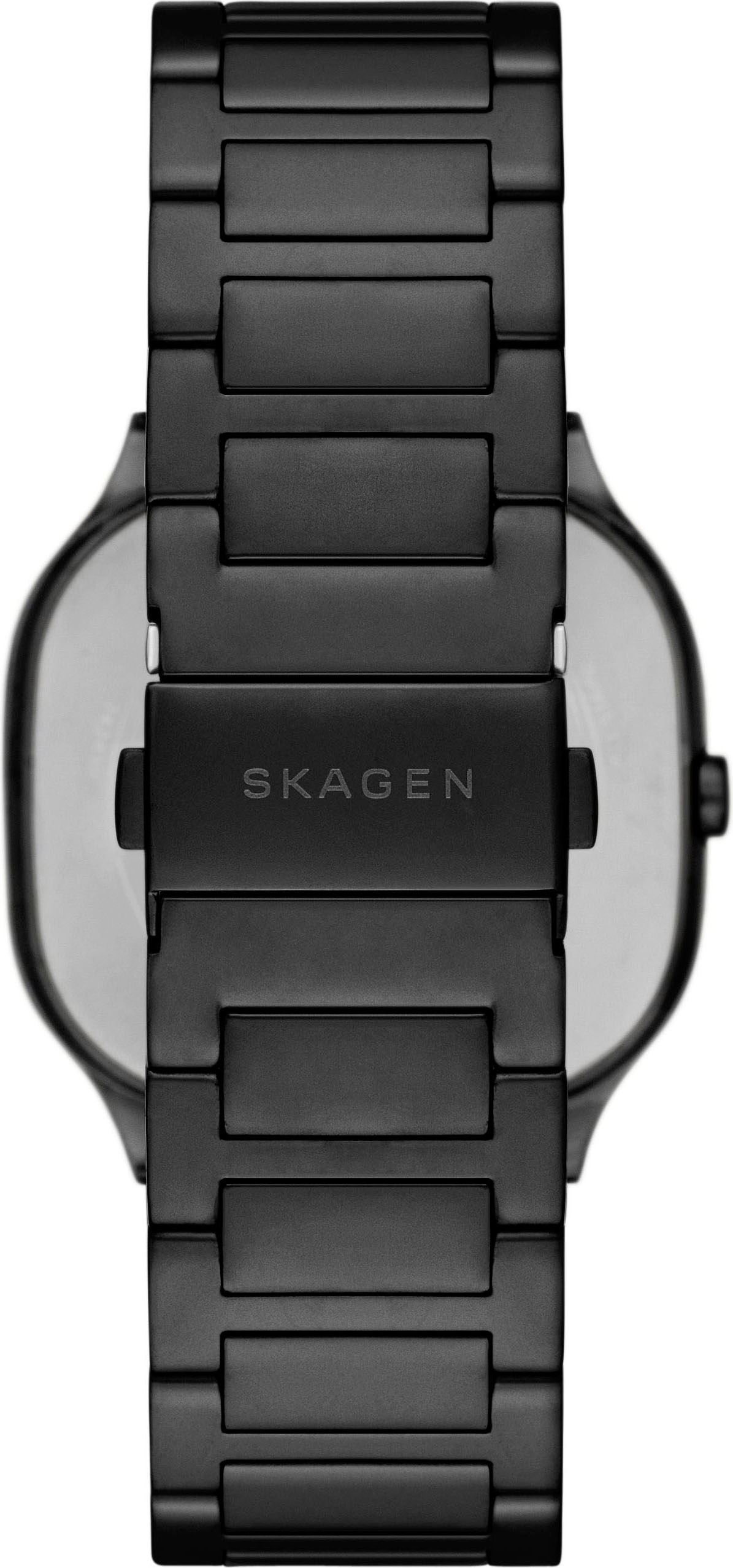 Skagen Quarzuhr »MELLEM«, Armbanduhr, Herrenuhr, Edelstahlarmband, analog