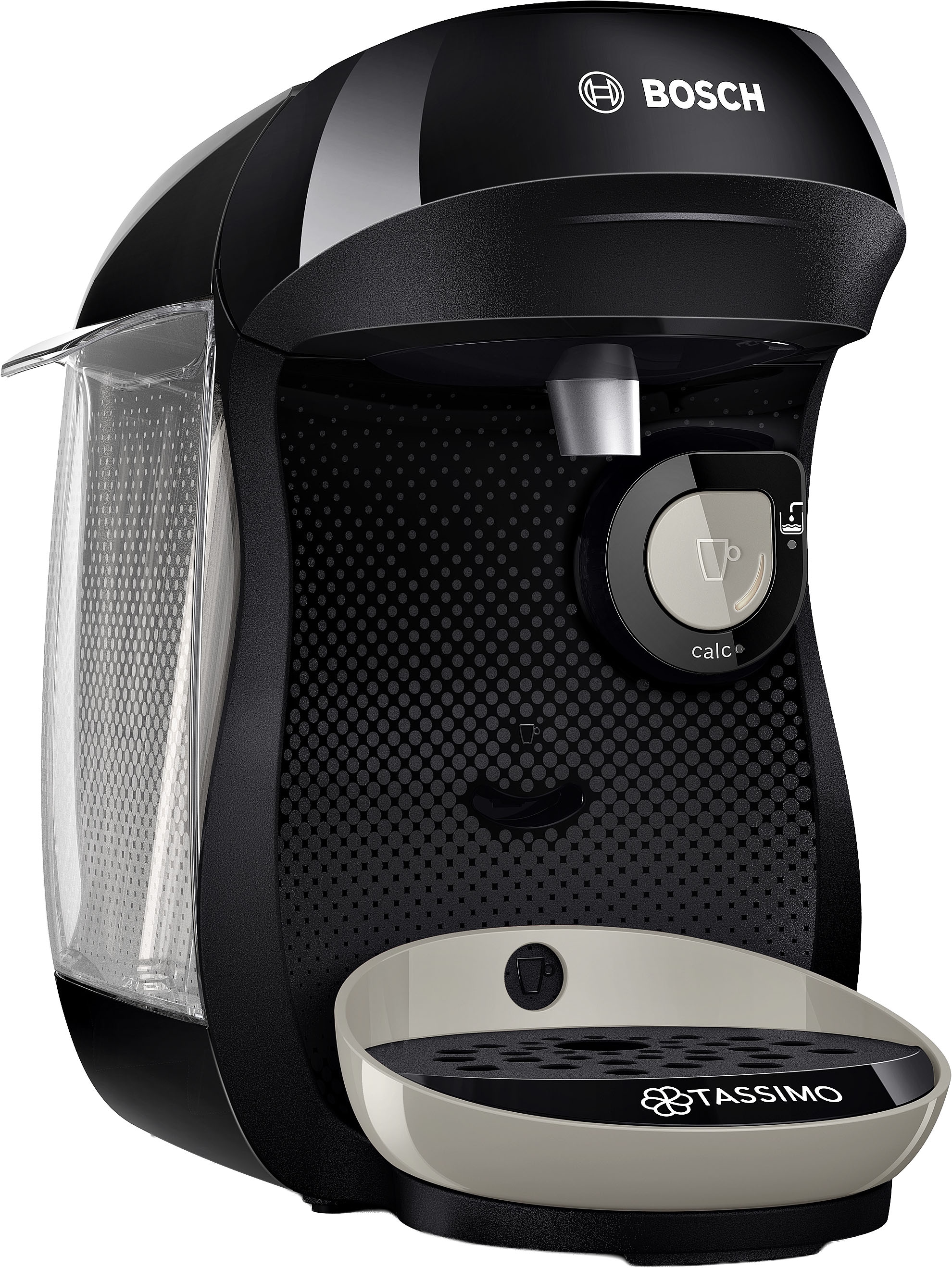 TASSIMO Kapselmaschine »Happy TAS1002N, über 70 Getränke, platzsparend« geeignet für alle Tassen, Wassertank 0,7 L, schwarz