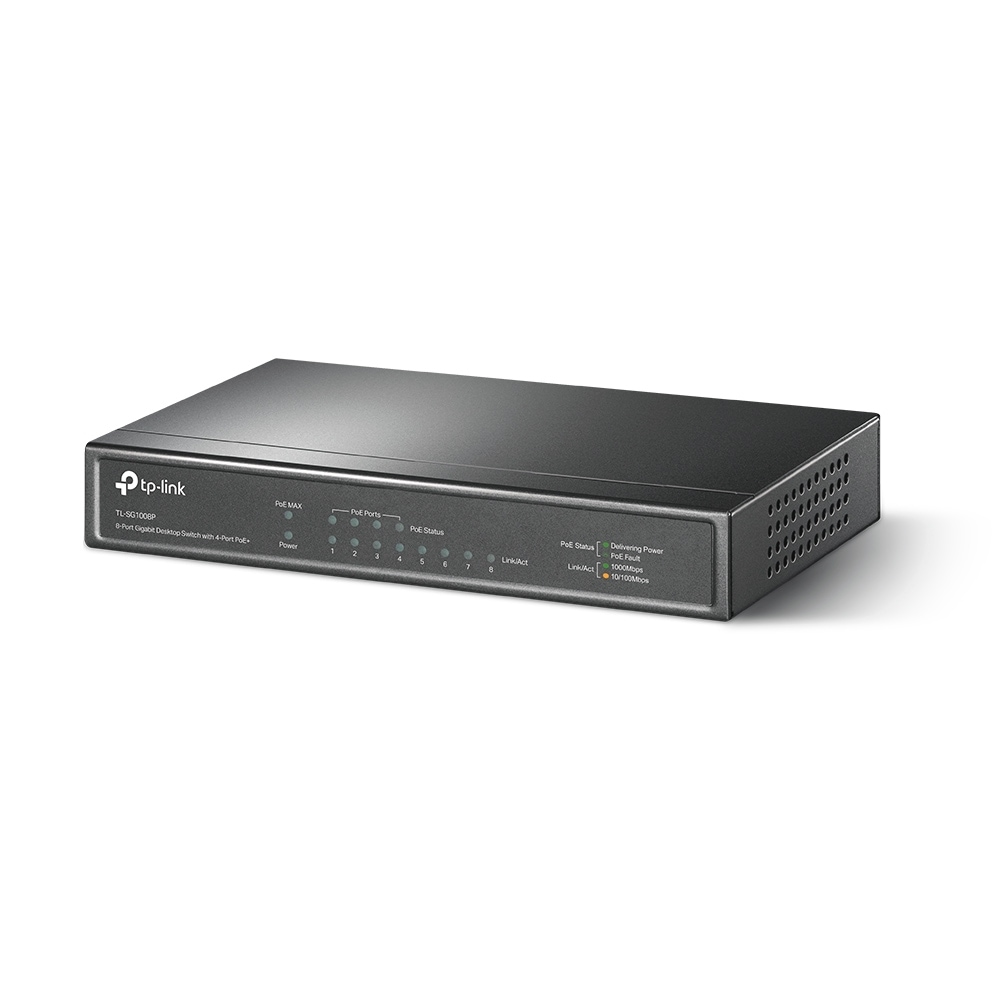 Netzwerk-Switch »TL-SG1008P 8-Port Gigabit Desktop Switch 4x PoE«