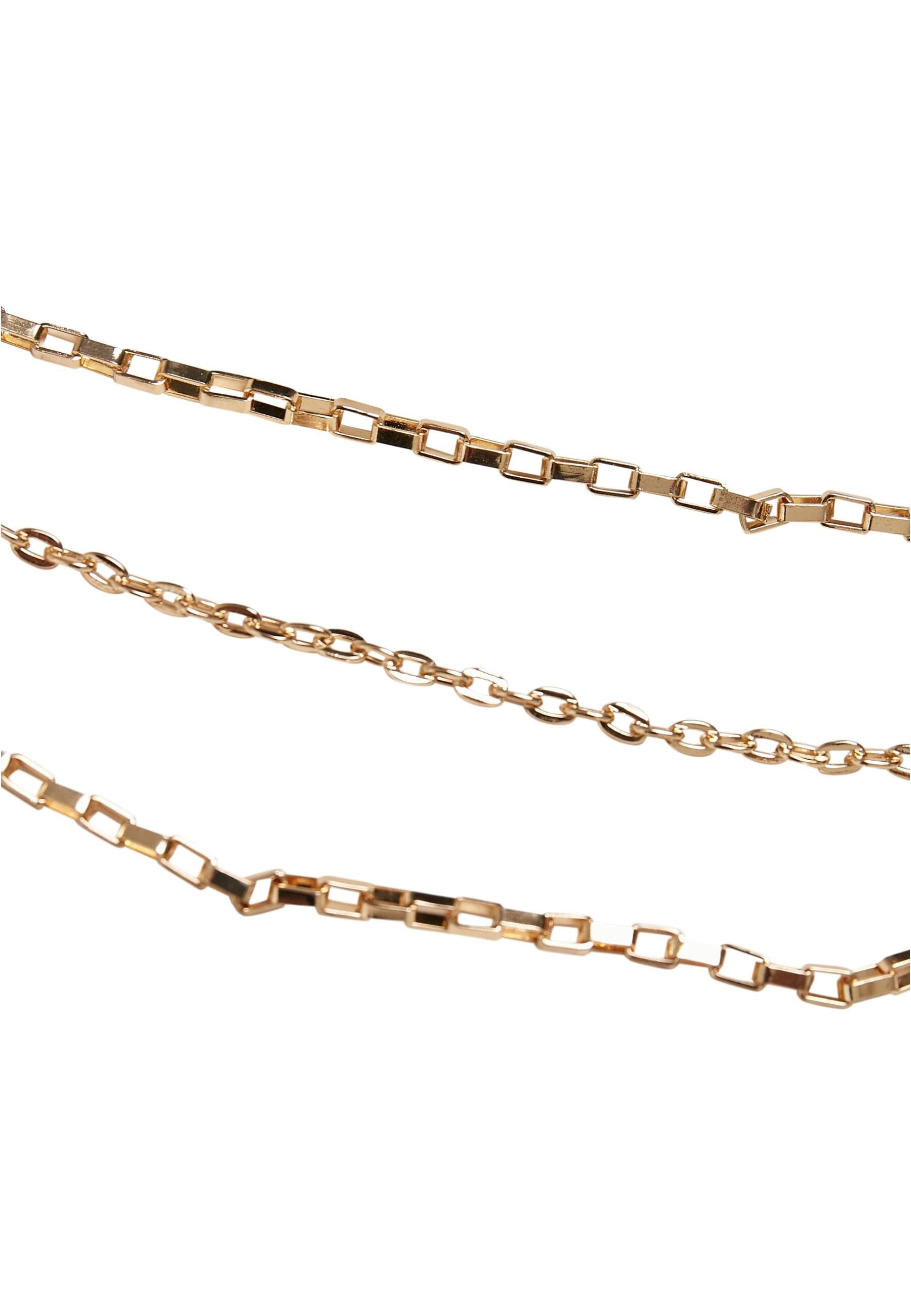 URBAN CLASSICS Edelstahlkette »Urban Classics Unisex Layering Amulet Necklace«