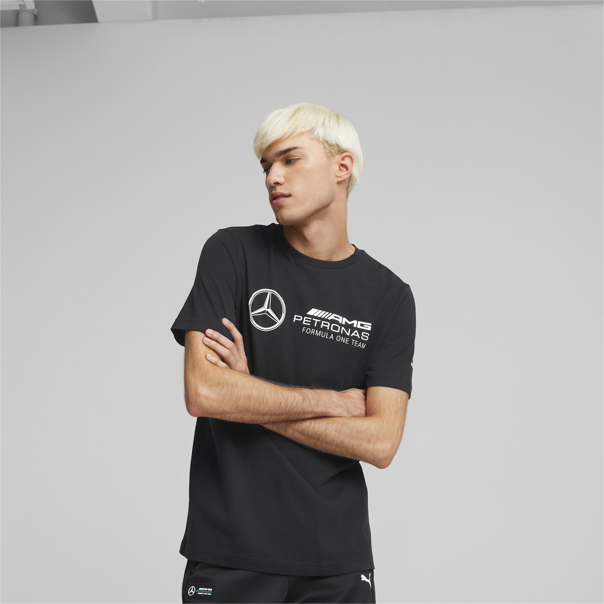 PUMA T-Shirt »Mercedes-AMG BAUR kaufen Herren« | ▷ Petronas Logo Motorsport Essentials T-Shirt