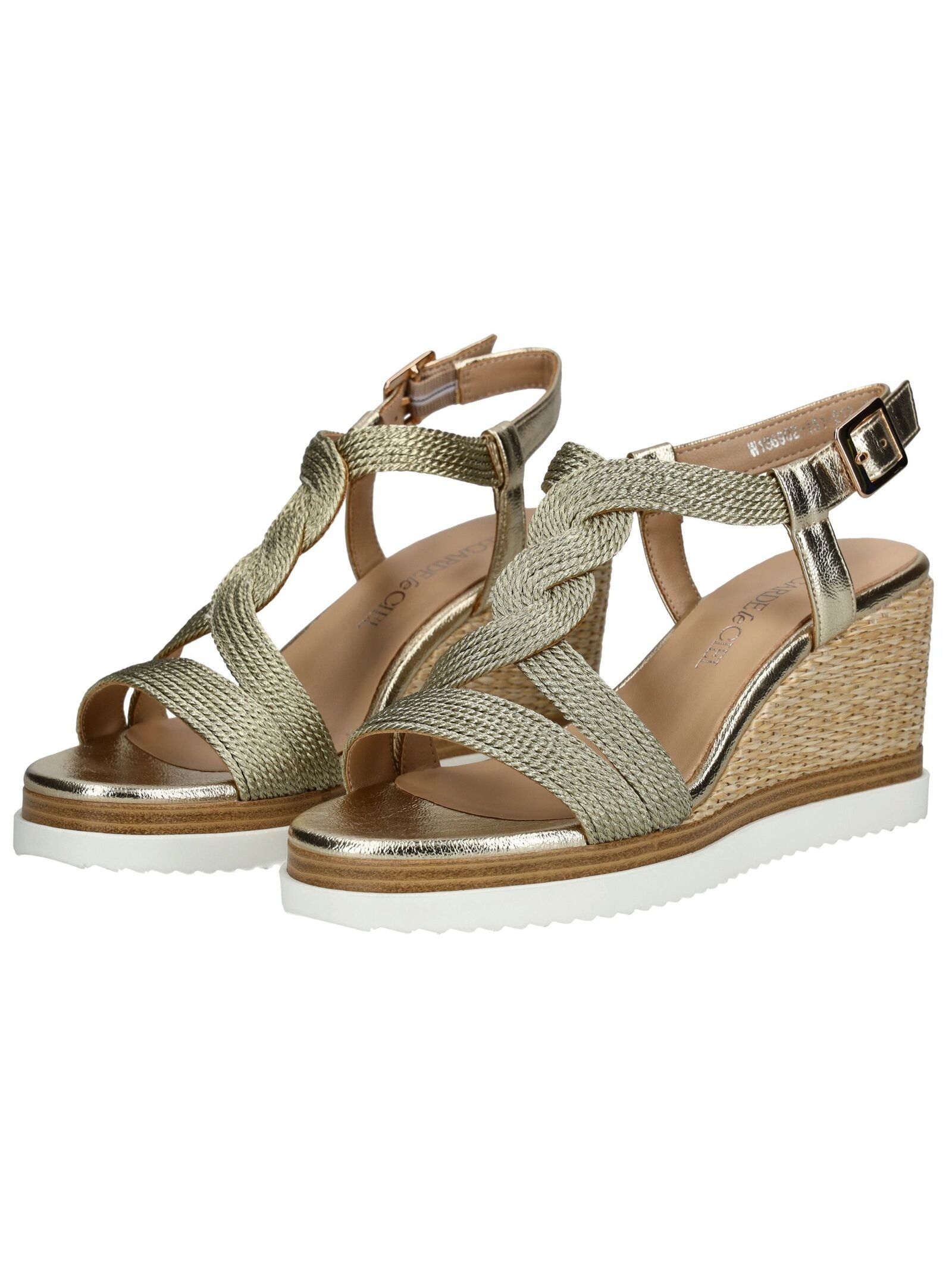 Regarde Le Ciel Keilsandalette »Regarde Le Ciel Sandalen Leder/Textil«