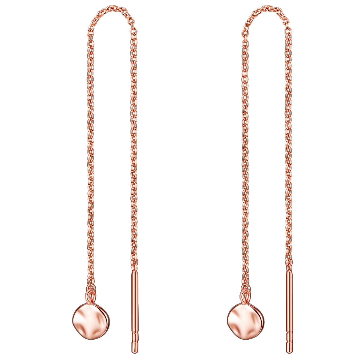 Paar Ohrhänger GLANZSTÜCKE MÜNCHEN "Set: GSM462", rosa (roségold), Ohrringe, Damen, 9,2, Silber 925 (Sterlingsilber), aus Sterling Silber