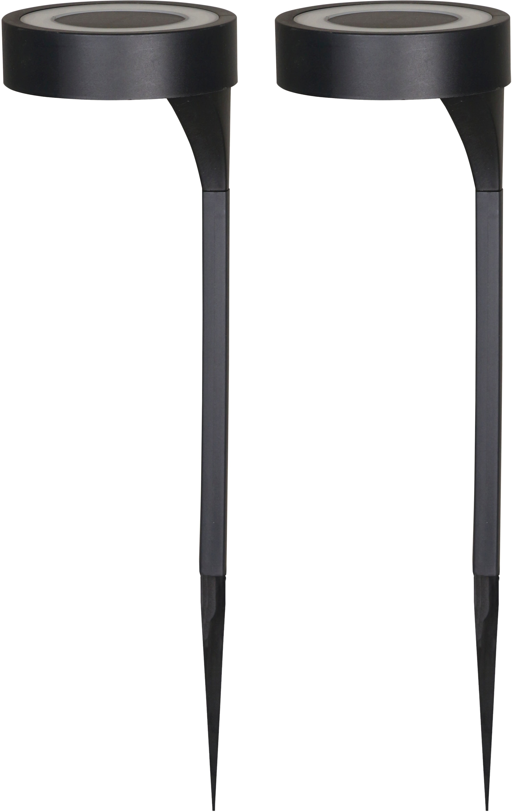 LUXFORM Gartenleuchte "Solar-Gartenleuchten - Orange - 2 St - LED" LED-Modu günstig online kaufen