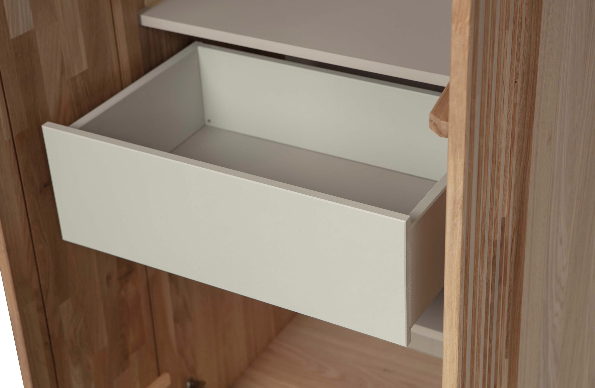 WOOOD Garderobenschrank »New Gravure, Mehrzweckschrank mit 5 Fächern«, mit grafischen Relieftüren, Breite 60 cm