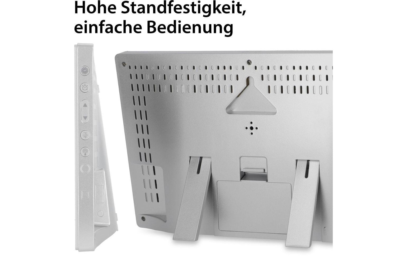 ADE Wanduhr »XL, Silber«