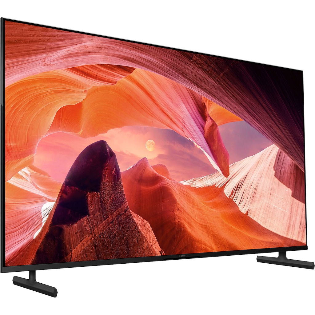 Sony LED-Fernseher »KD-65X80L«, 164 cm/65 Zoll, 4K Ultra HD, Google TV-Smart-TV, HDR, X1-Prozessor, Sprachsuche, BRAVIA Core ECOPACK