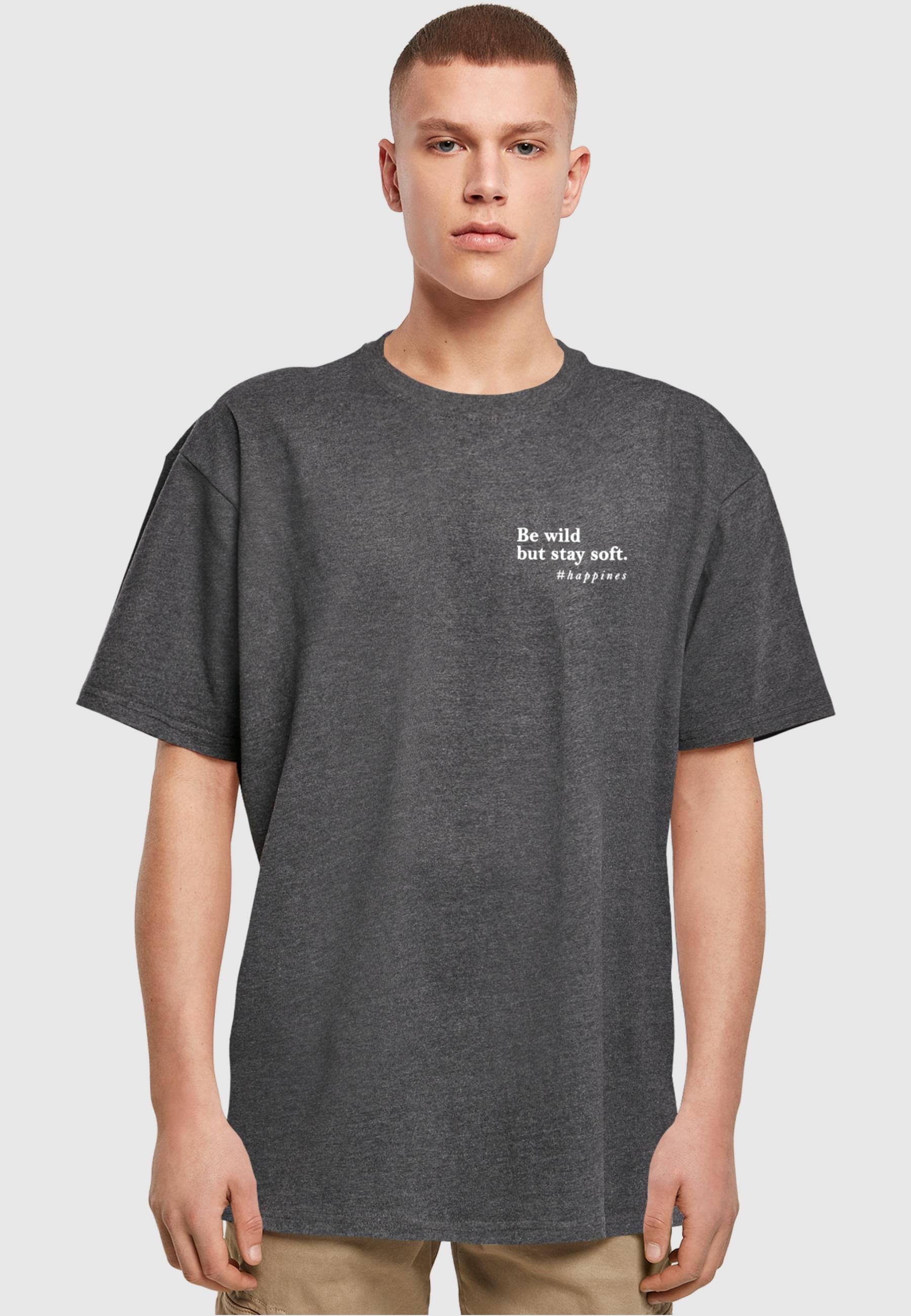 Merchcode T-Shirt »Merchcode Herren Happines Heavy Oversize Tee«, (1 tlg.)