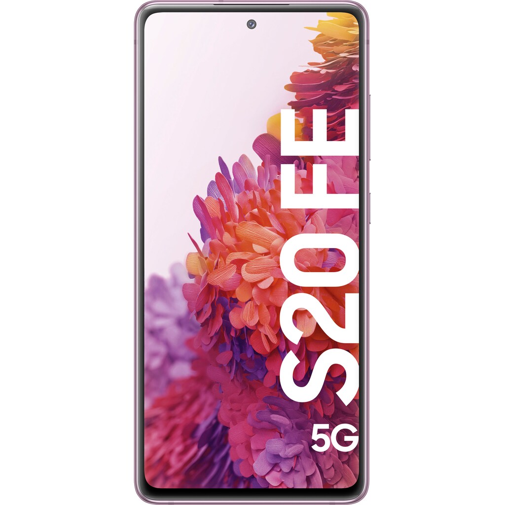Samsung Smartphone »Galaxy S20 FE 5G«, Cloud Lavender, 16,4 cm/6,5 Zoll, 128 GB Speicherplatz, 12 MP Kamera