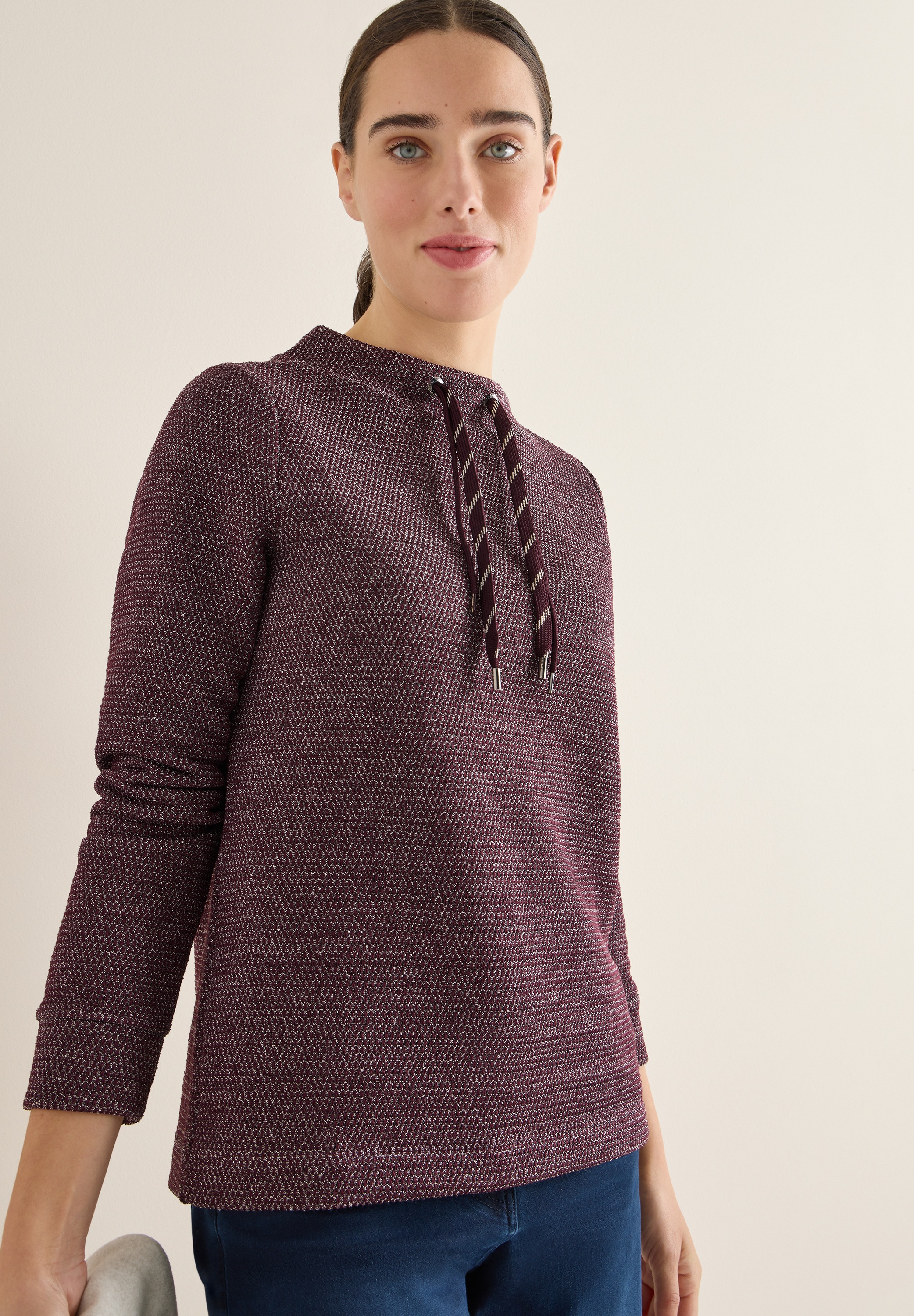 Cecil Sweatshirt, mit Stehkragen günstig online kaufen